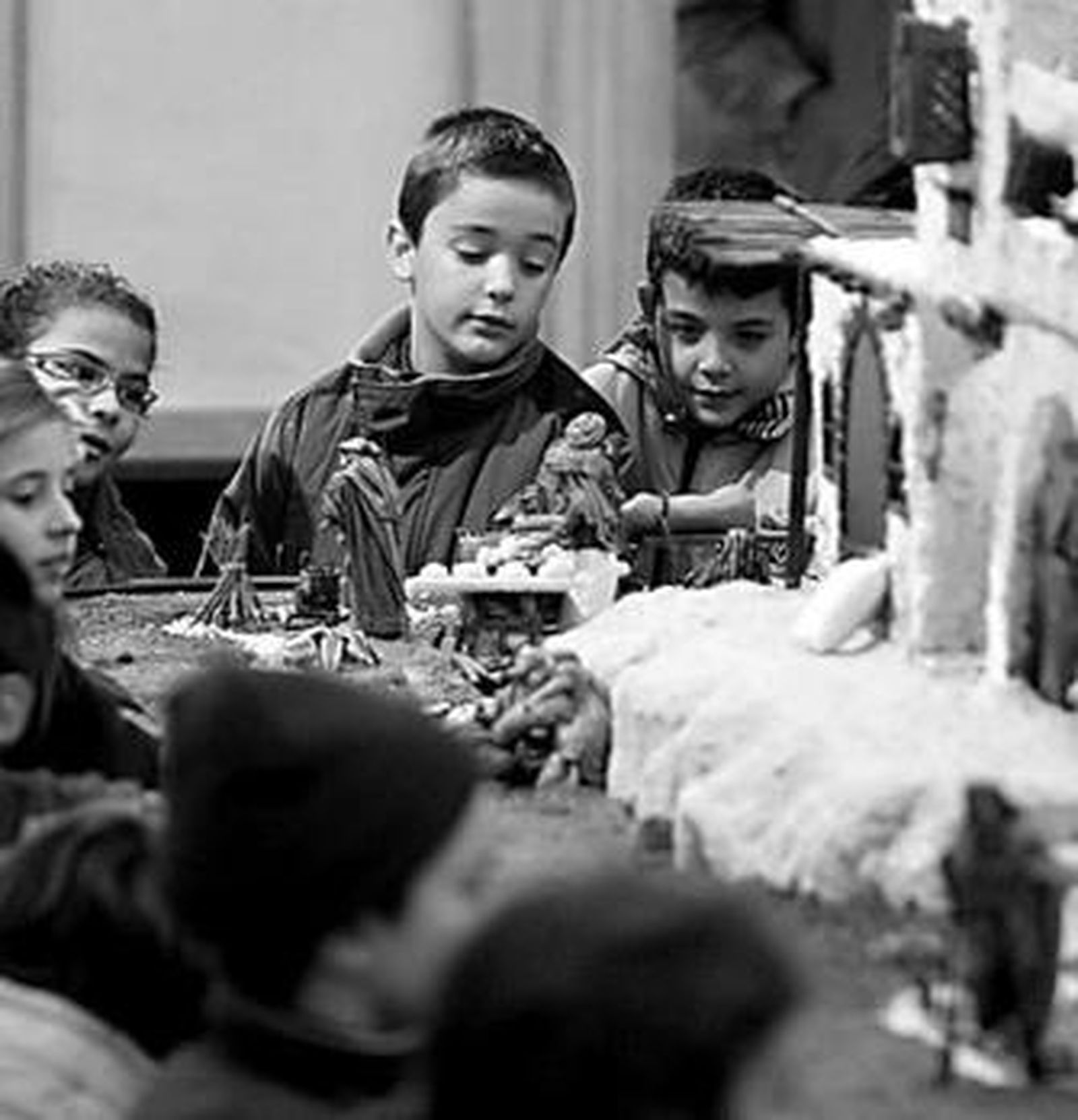 Diputación monta el belén navideño