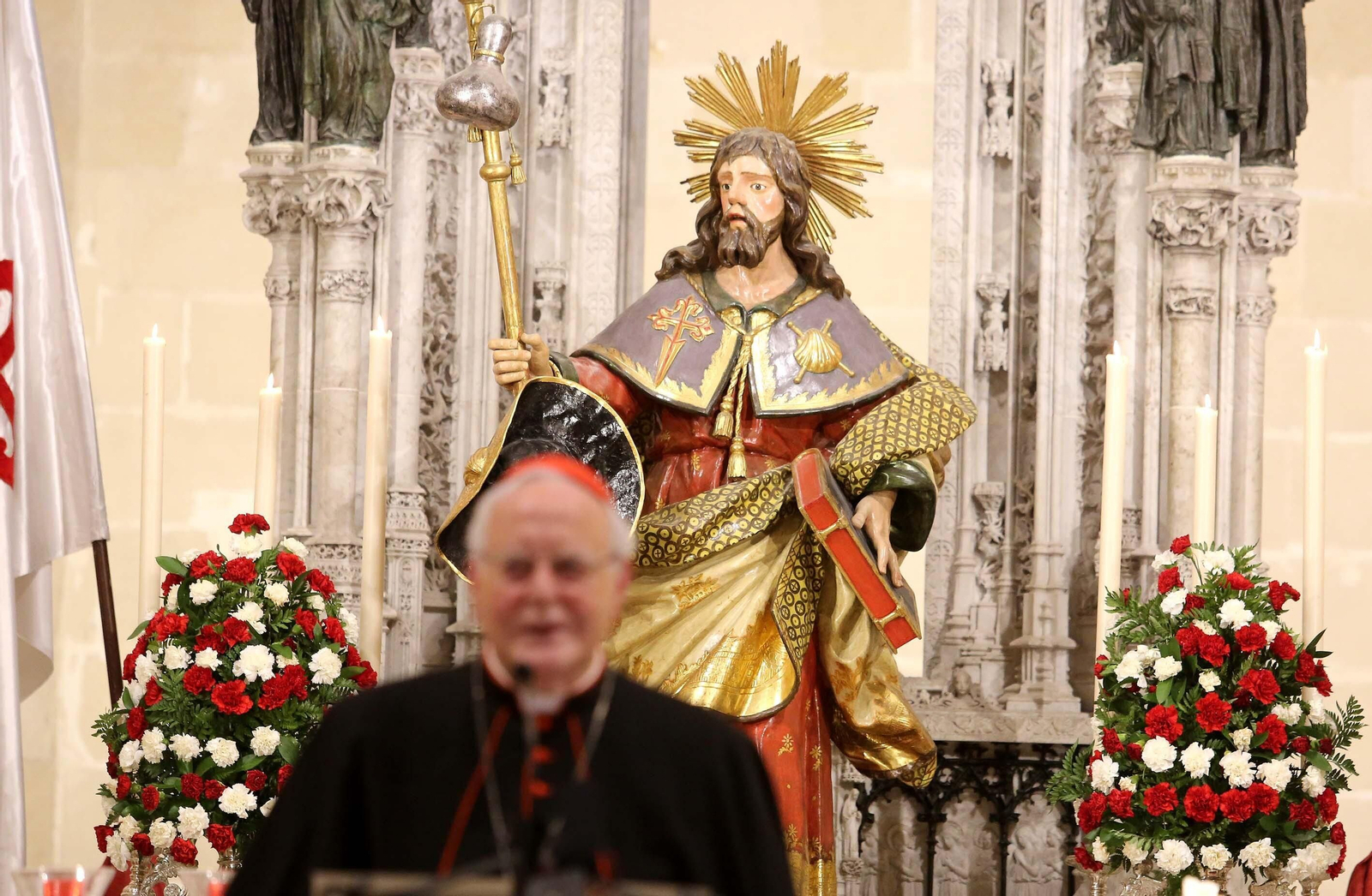 El Cardenal Carlos Amigo pronuncia el primer pregón Jacobeo en Santiago