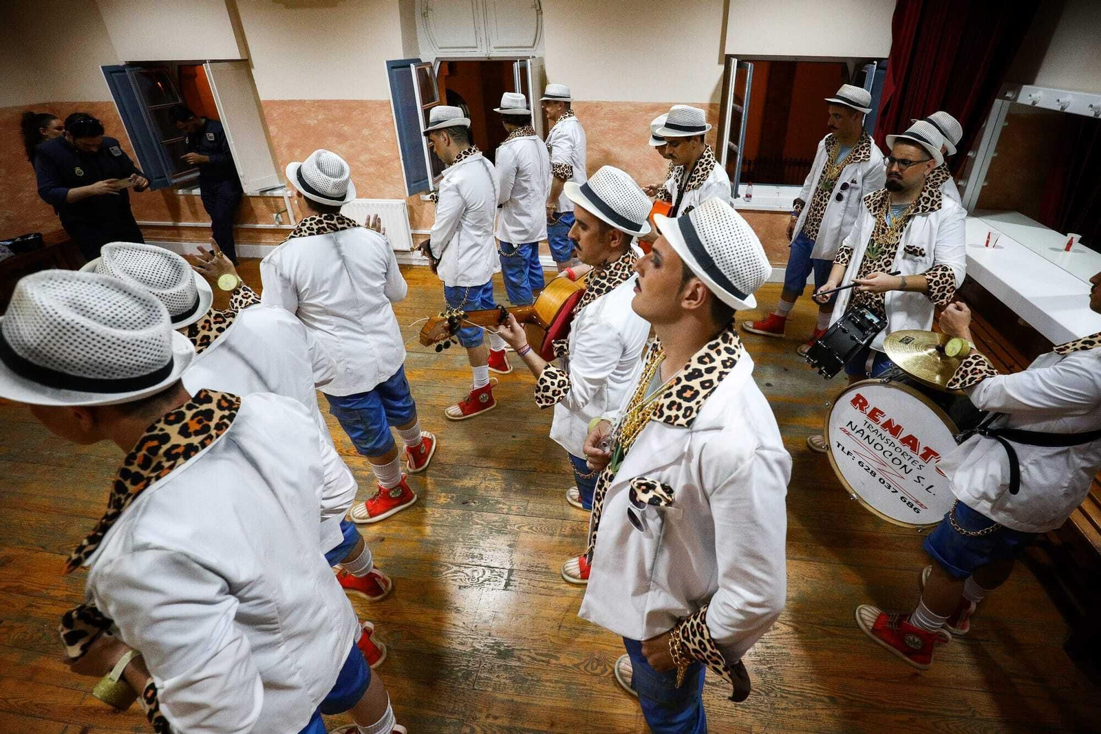 Ambiente en camerinos