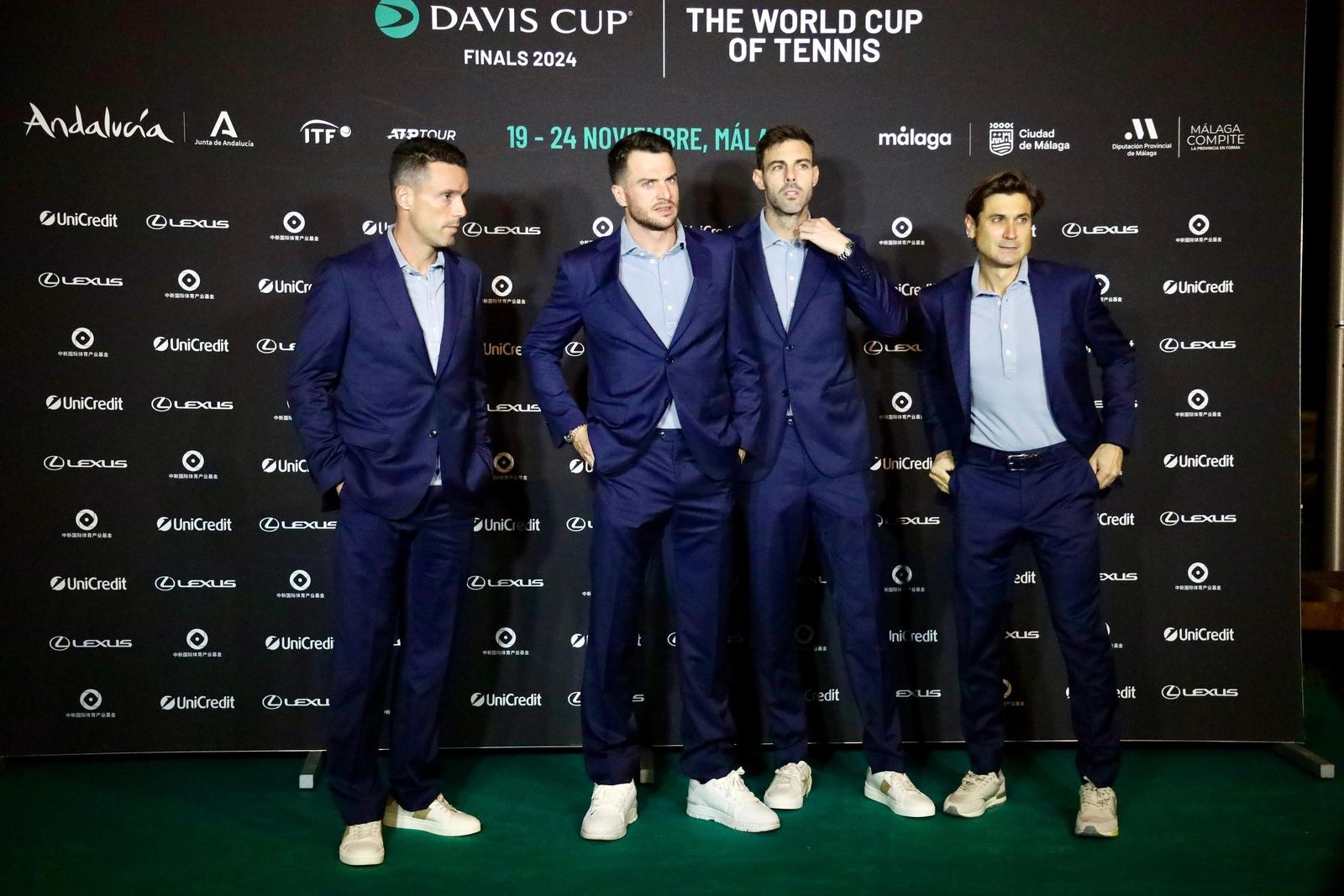 La alfombra roja de la Copa Davis