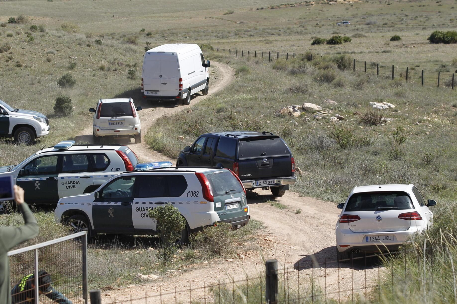 Registro en la finca donde ocultaron el cuerpo de Gabriel