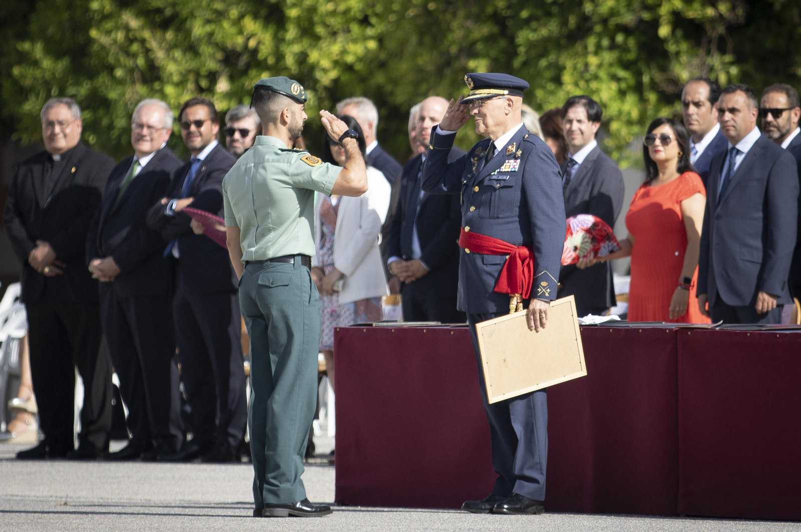 Así ha sido la toma de posesión como jefe de la Base Aérea de Armilla del coronel Miguel Durán Gálvez