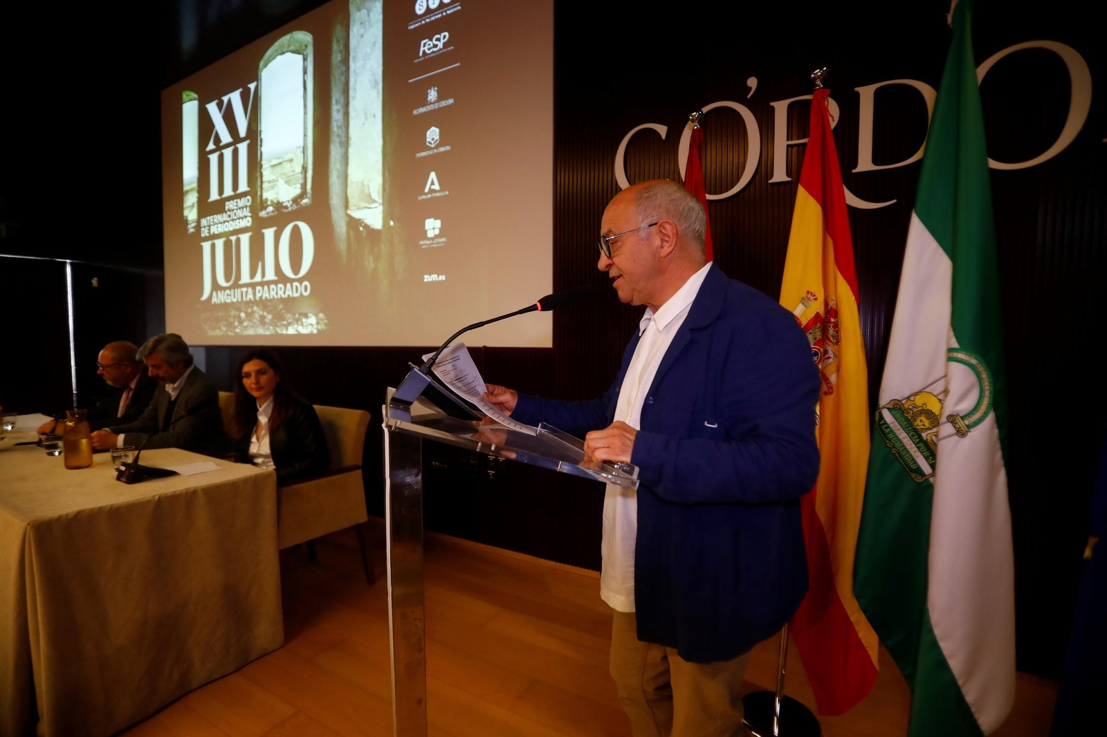 La entrega del XVIII Premio Internacional de Periodismo Julio Anguita Parrado, en imágenes