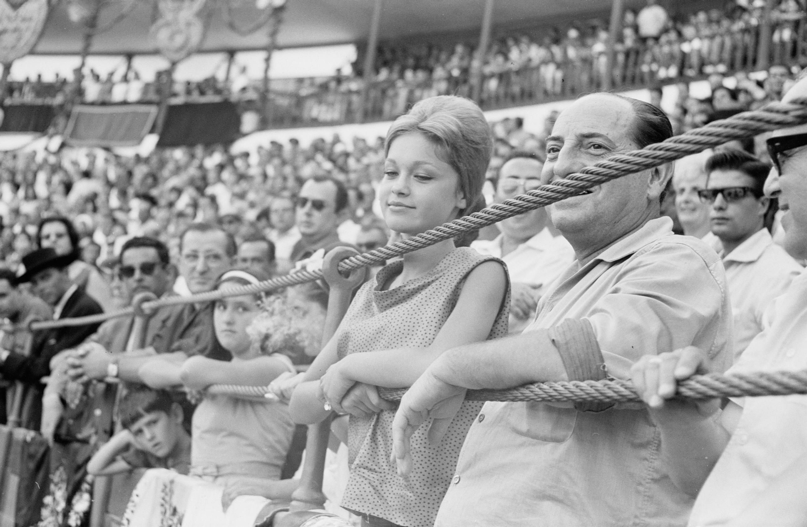 Marisol, en la plaza de toros de La Malagueta