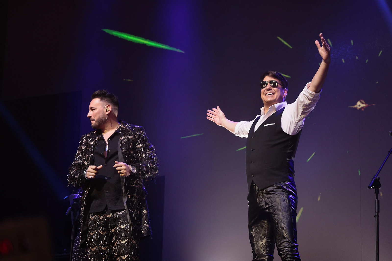 Las imágenes del concierto de Andy y Lucas