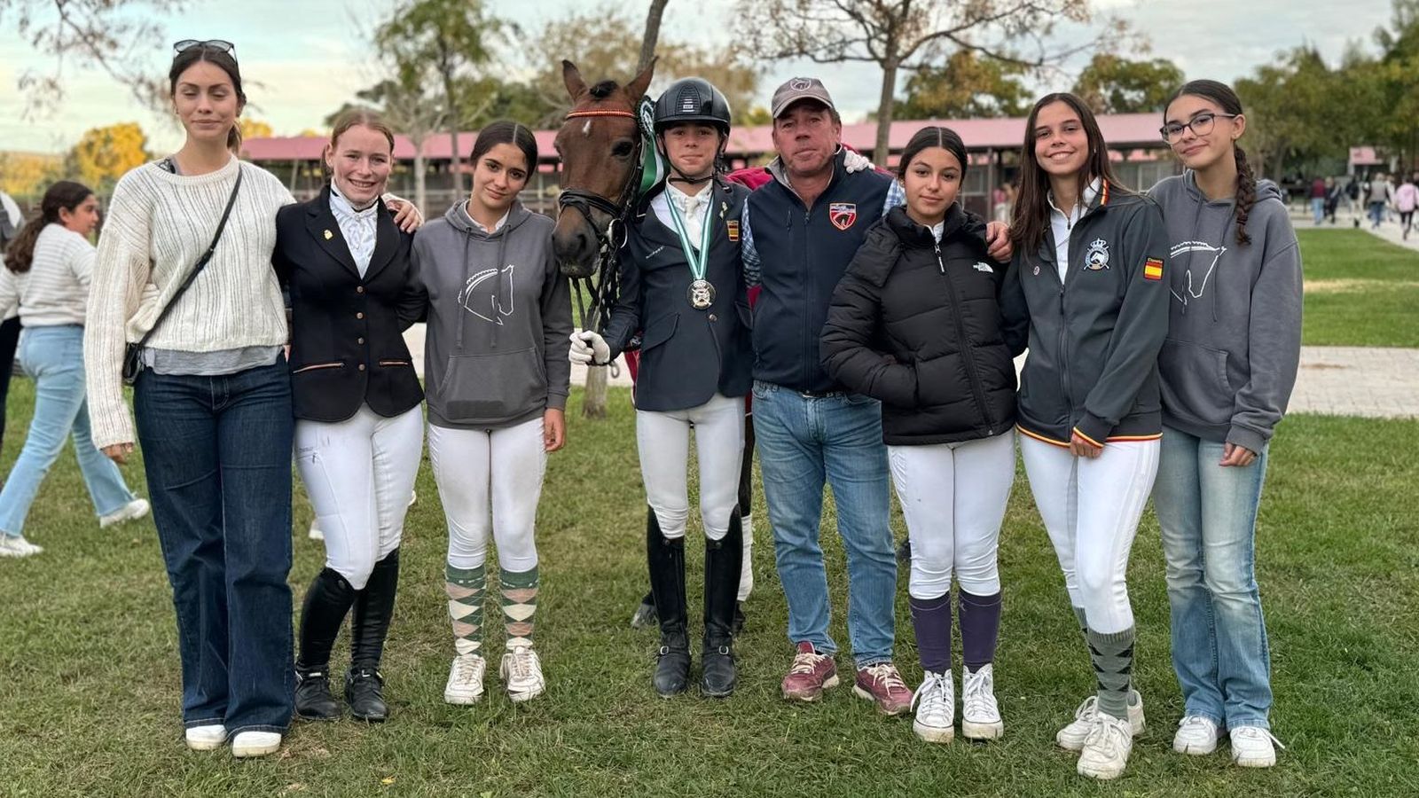 La expedición del Dressage, en Dos Lunas