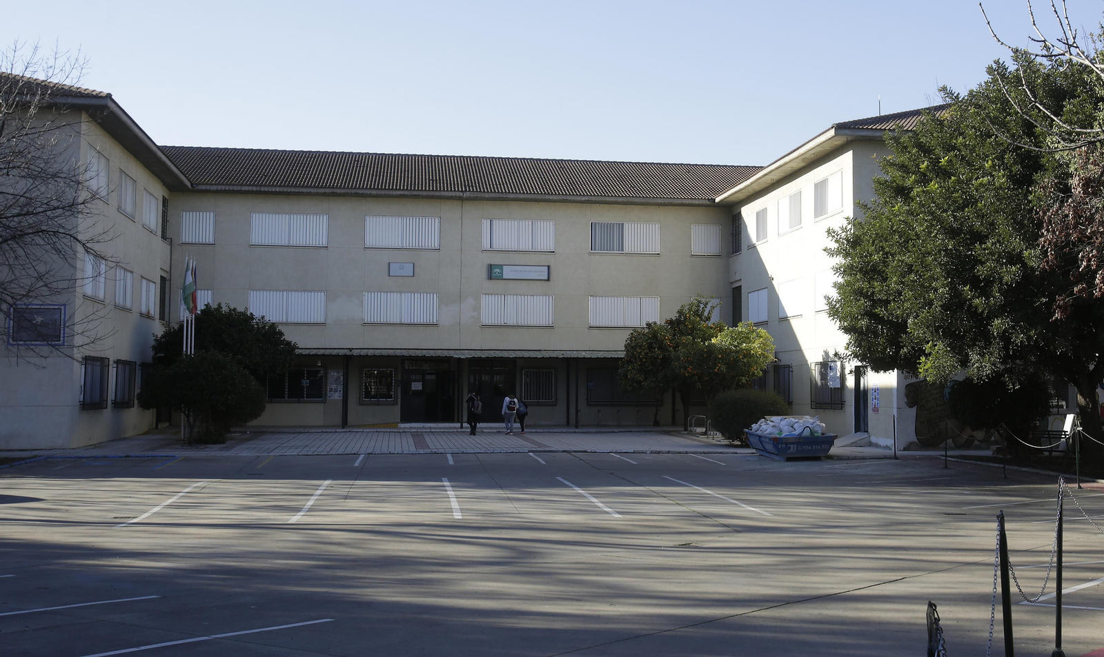 IES Azahar, donde se produjo la agresión a una profesora la semana pasada.