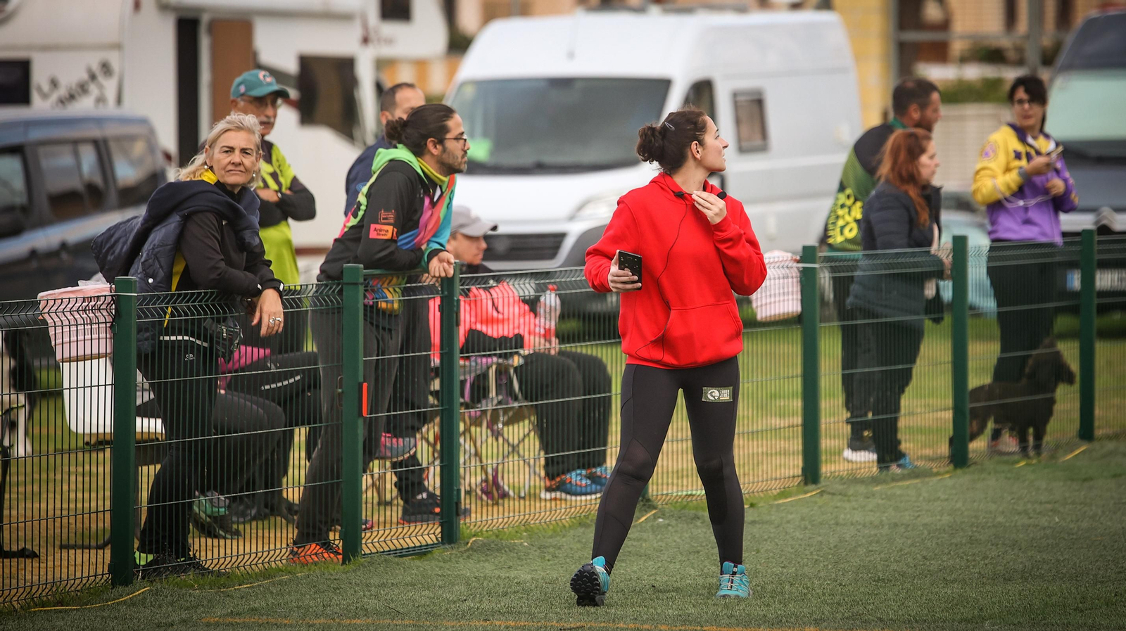 Habilidad canina en la prueba puntuable para el Campeonato de España de 'Agility' celebrado en Jerez Espectaculares las pruebas de disciplina canina puntuables para el Campeonato de España de Agility