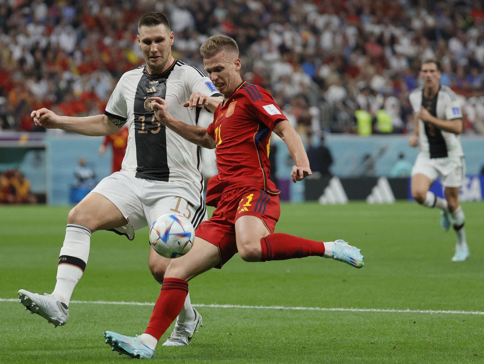 Las fotos del España-Alemania del Mundial de Qatar