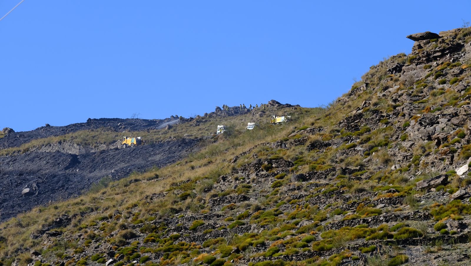 Fotogalería incendio en Castro de Filabres. Almería