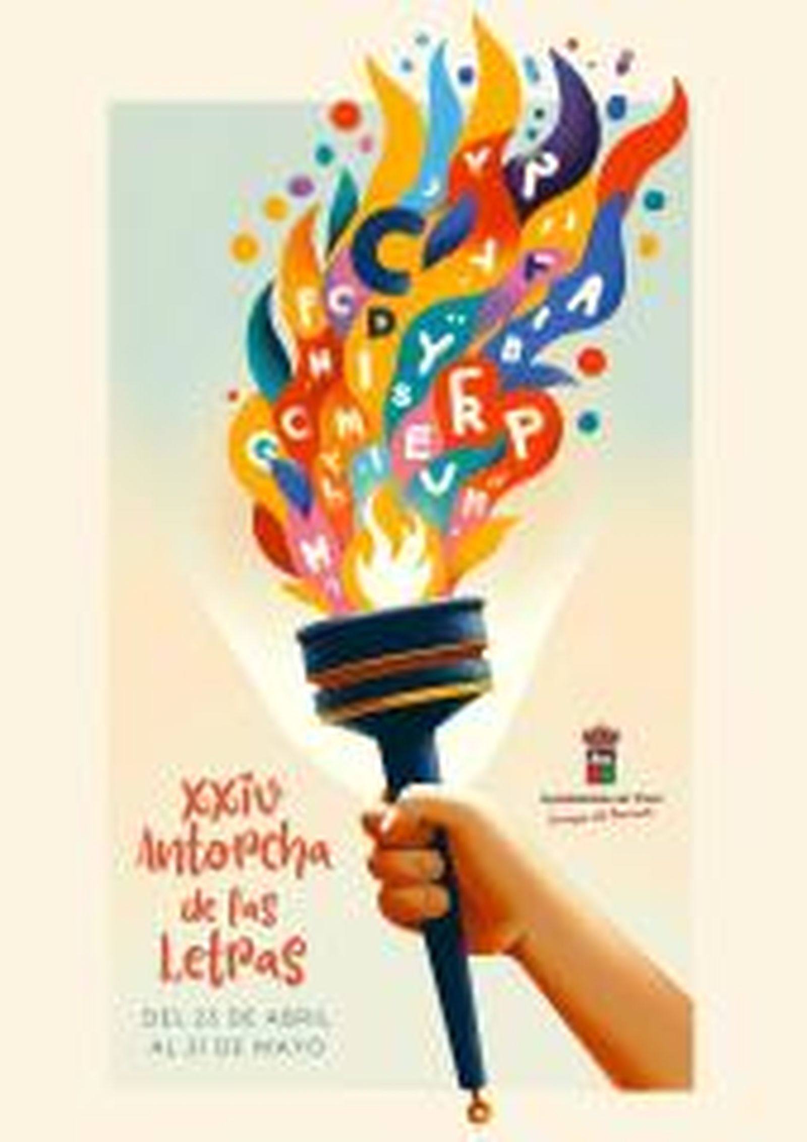 La llama de la XXIV Antorcha de las Letras
