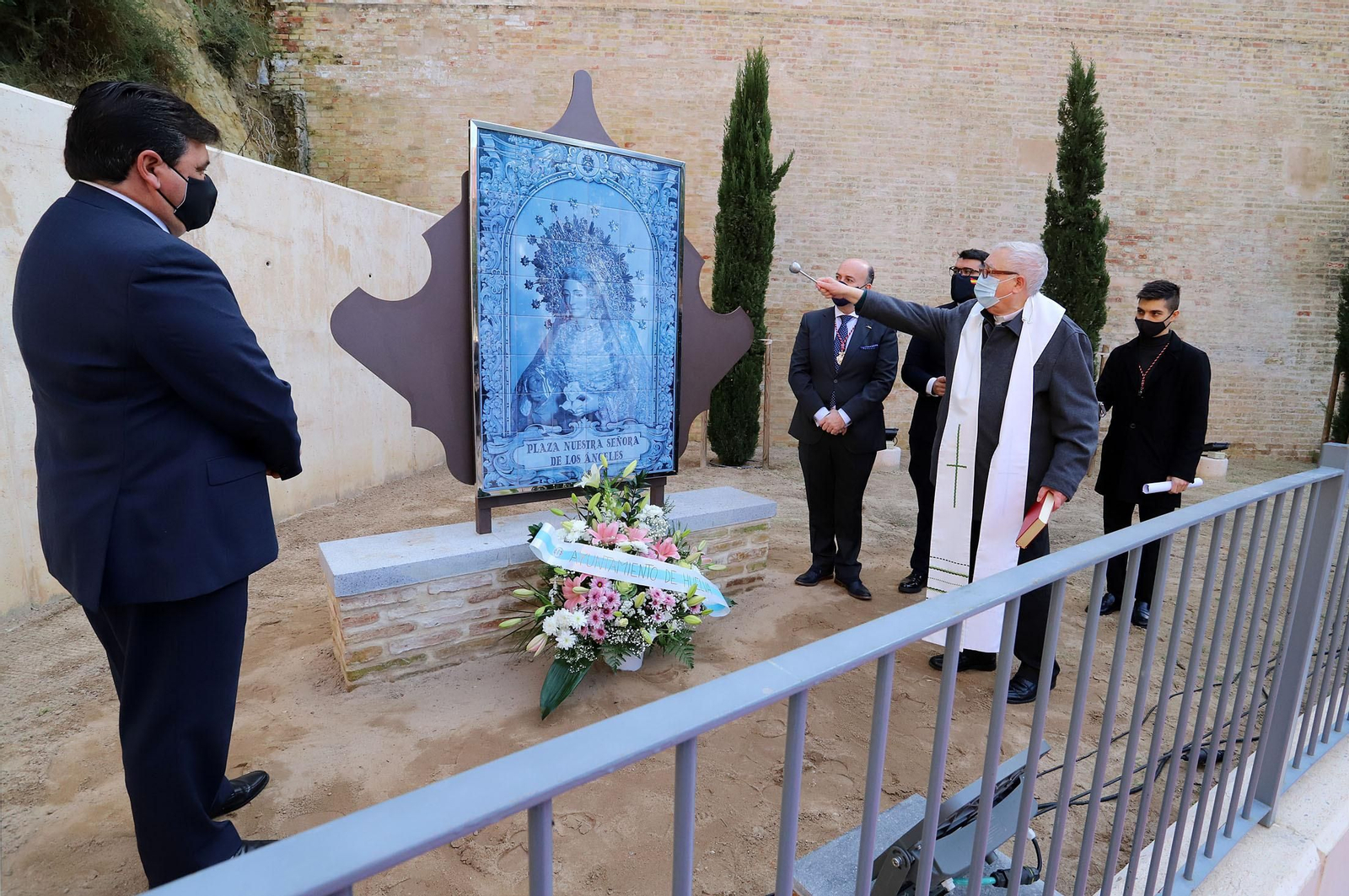 Imágenes de la inauguración de la Plaza Nuestra Señora de los Ángeles