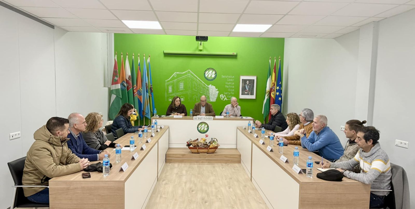 Reunión de la Junta Gestoria de la Mancomunidad del Bajo Andarax