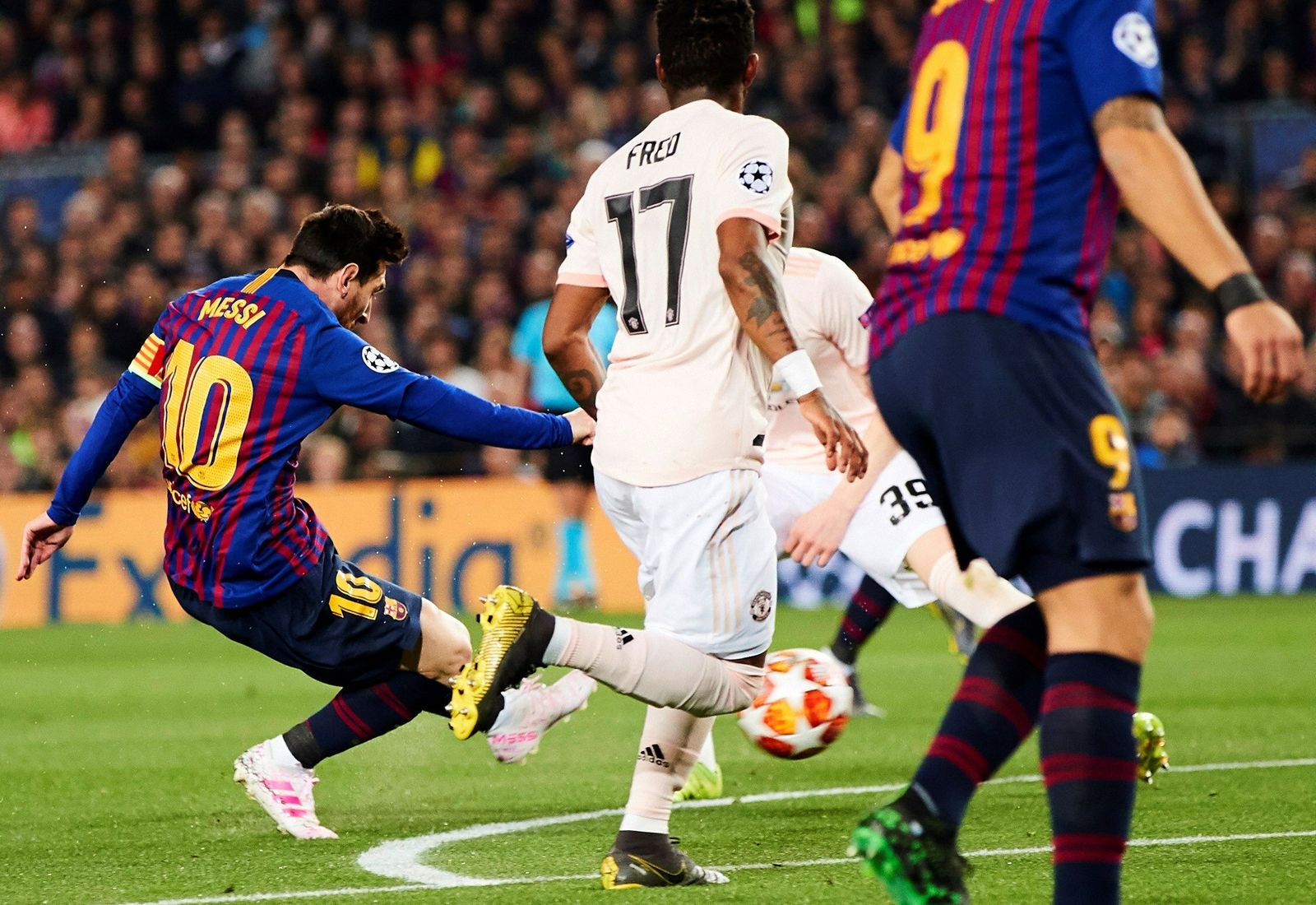 El Barcelona- Manchester United, en imágenes