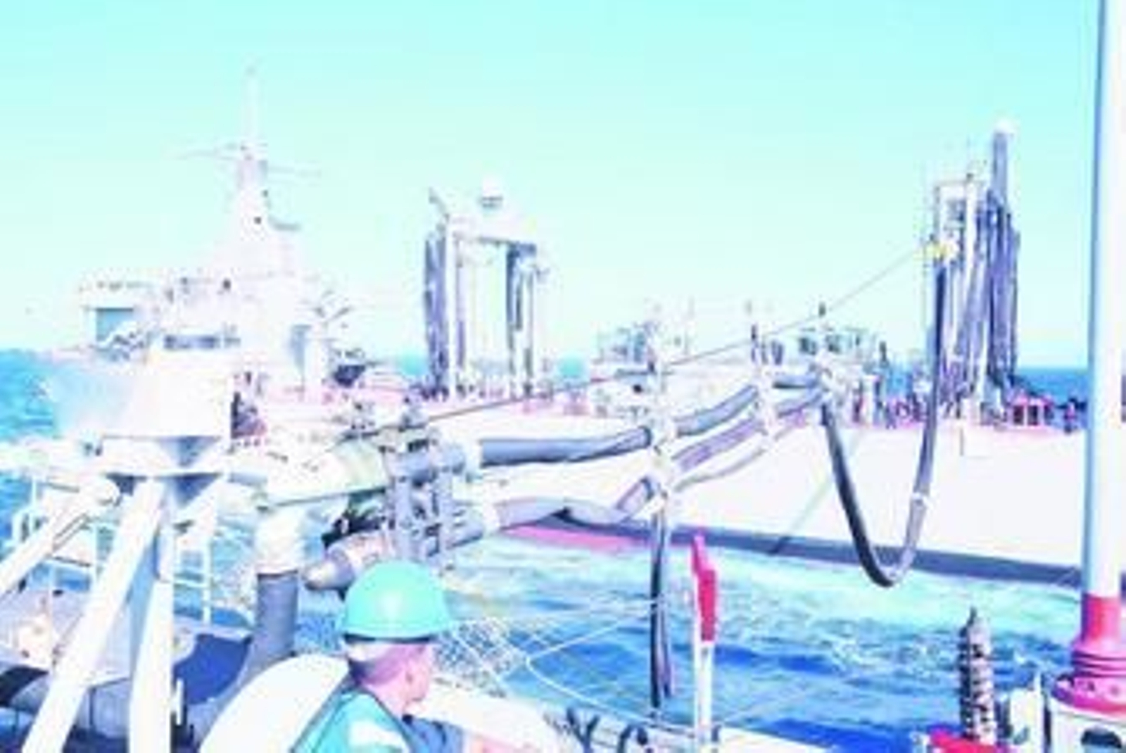 Imagen de unas pruebas de mar anteriores en el BAC 'Cantabria'.