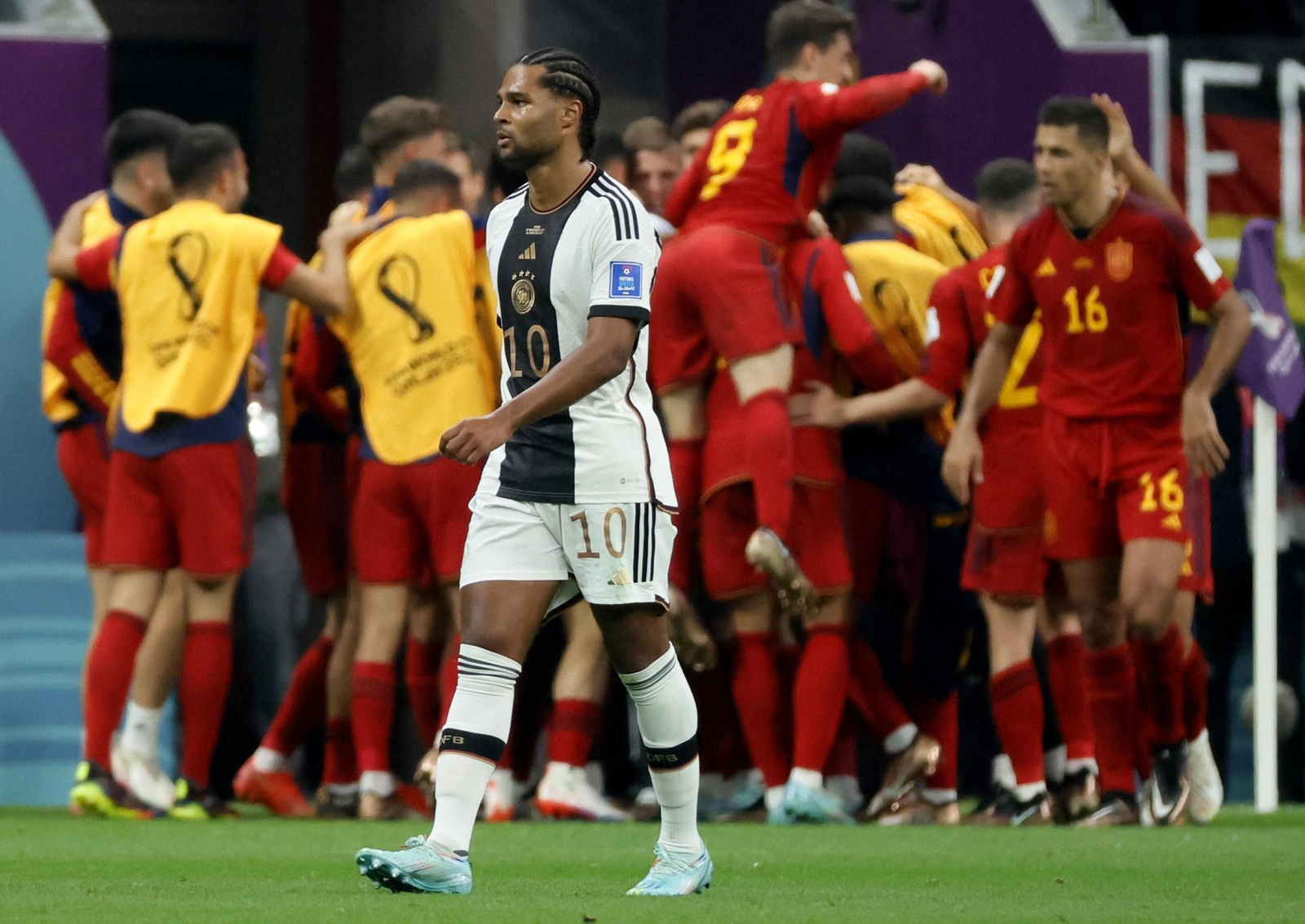 Las fotos del España-Alemania del Mundial de Qatar