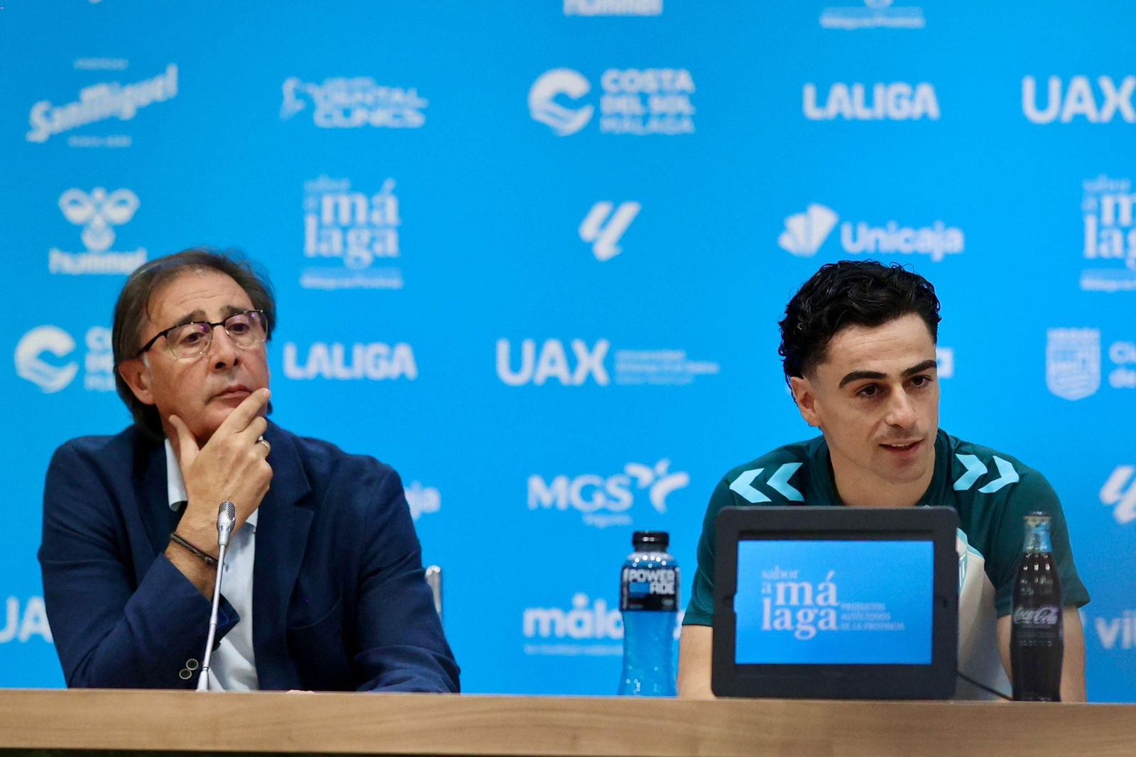 Las fotos de la presentación de Josué Dorrio con el Málaga CF