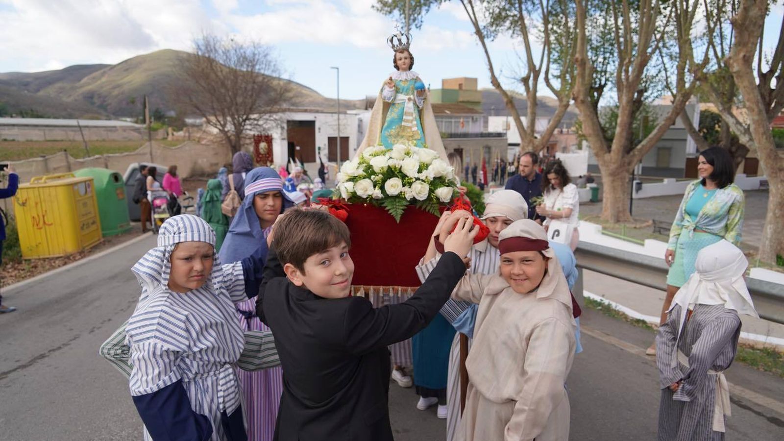 Las imágenes del Domingo de Ramos en los pueblos de Almería