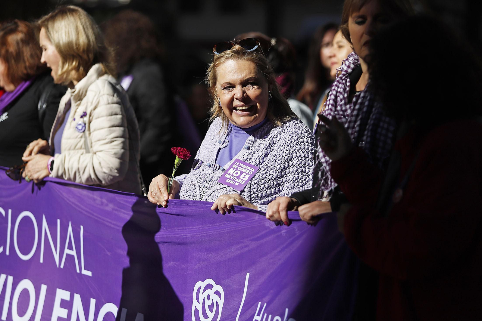 Imágenes de la manifestación del 25N contra la violencia hacia la mujer