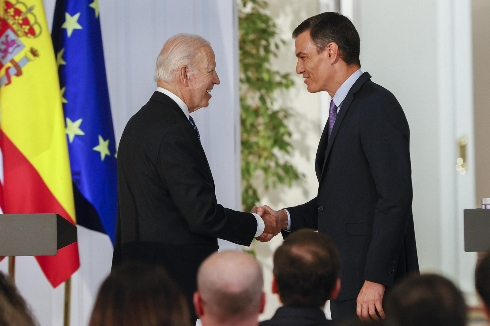 Pedro Sánchez y Joe Biden durante el último acuerdo que mantuvieron en Estados Unidos.