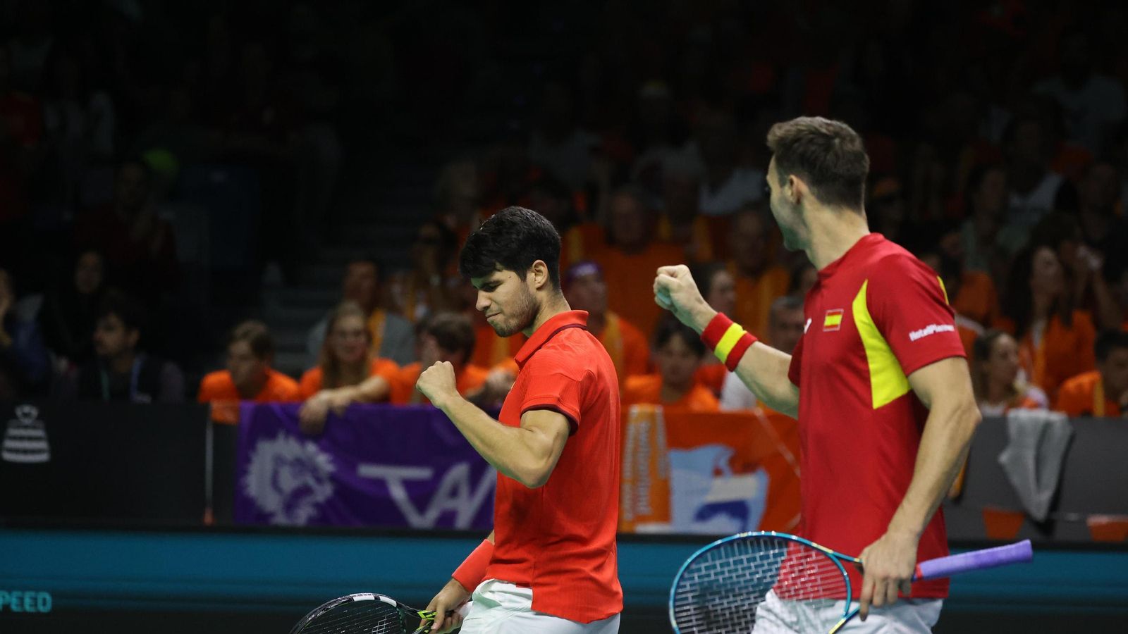 El doble Alcaraz-Granollers vs Koolhof-Van de Zandschulp, en fotos