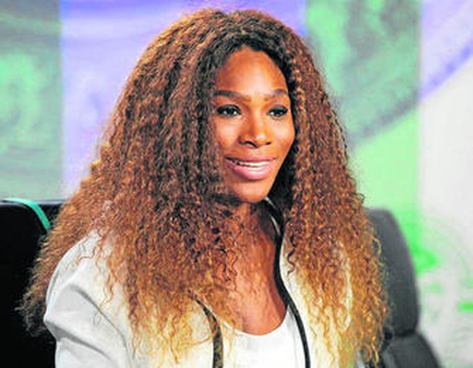 Serena Williams, durante una rueda de prensa.