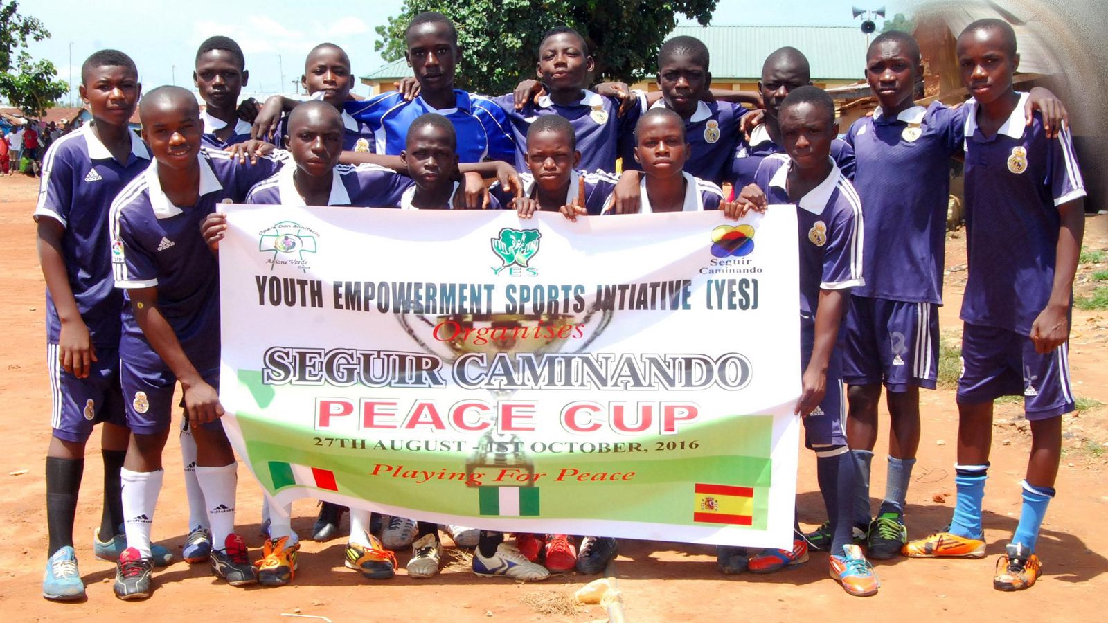 Acción solidaria en Nigeria.