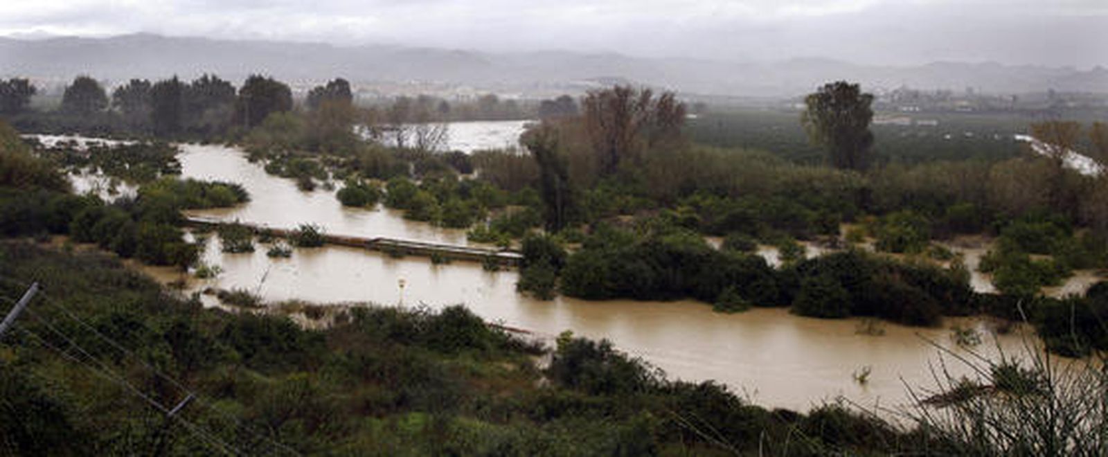 Zona de cultivos inundada en el valle del Guadalhorce.

Foto: Migue Fernández, Sergio Camacho, Agencias