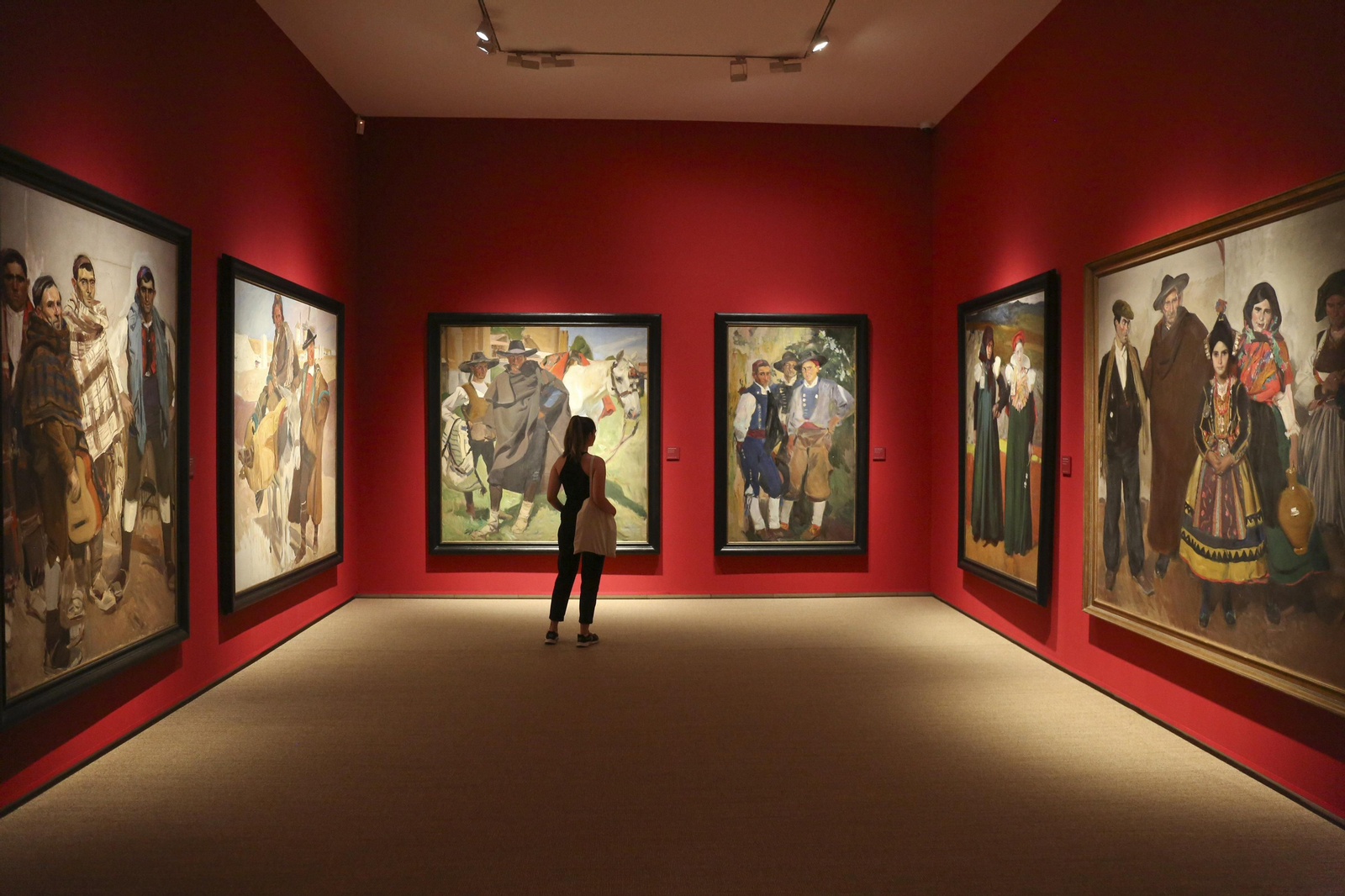 La exposición 'Sorolla tierra adentro' en el nuevo espacio de la Fundación Unicaja