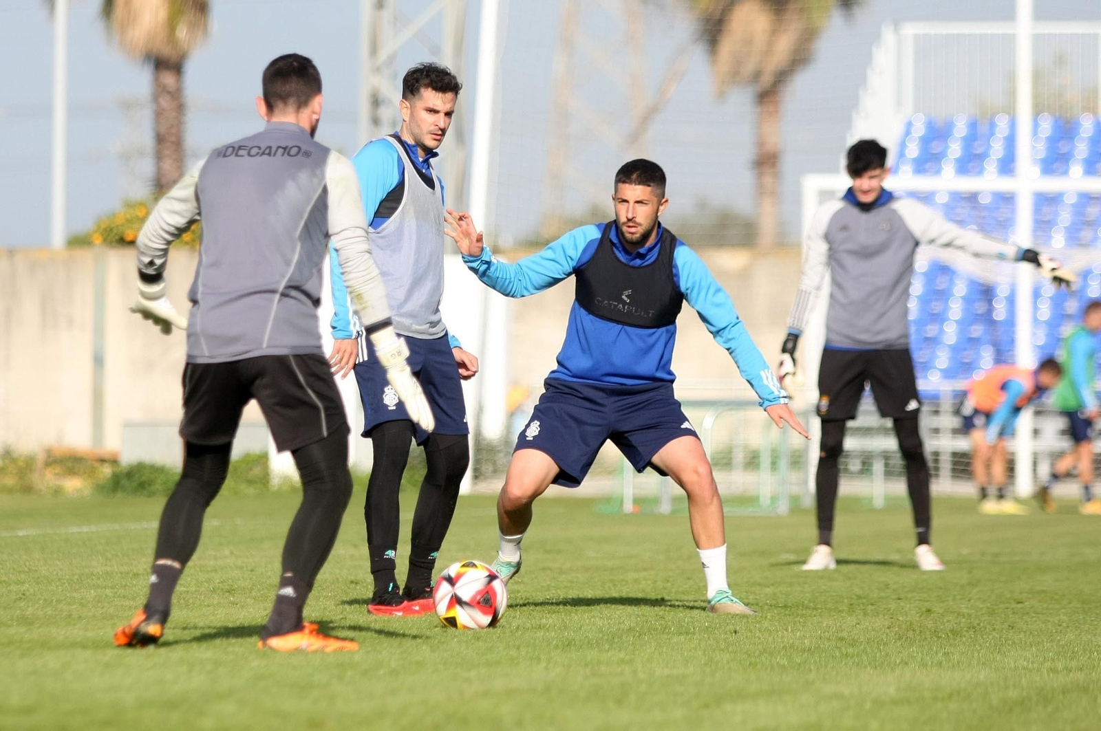 Entrenamiento del Recreativo de Huelva en imágenes