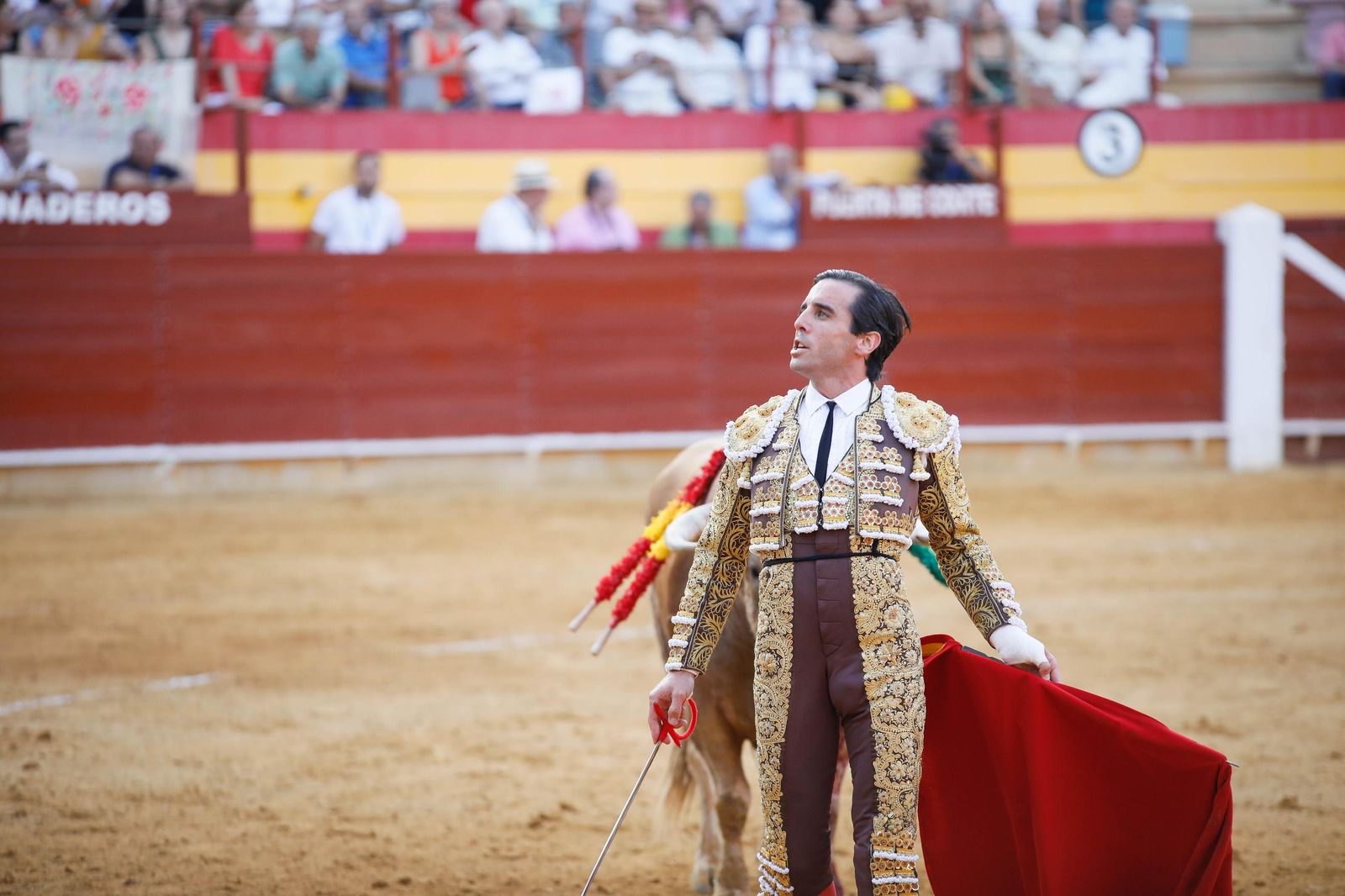 Imágenes de la corrida de toros en Roquetas de Mar