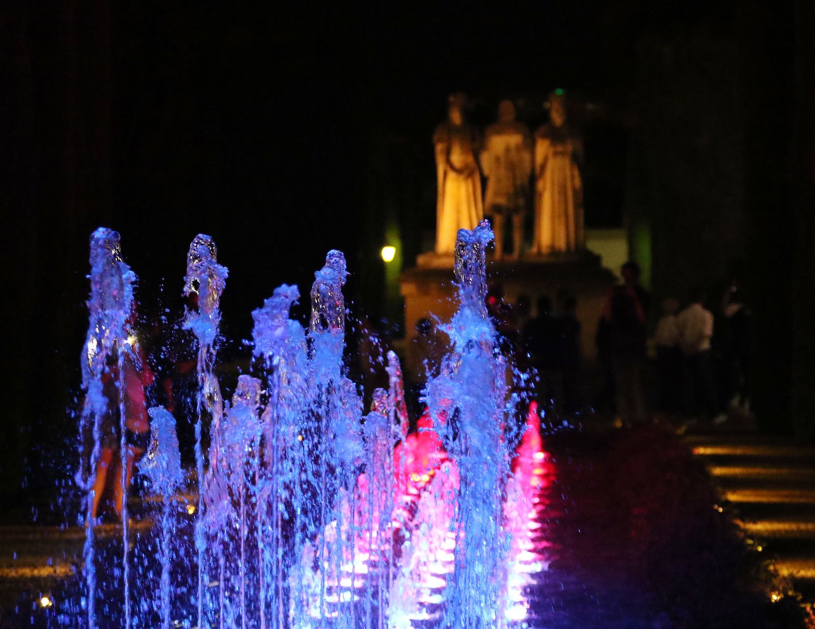 Espectáculo de luz y sonido en el Alcázar de los Reyes Cristianos.