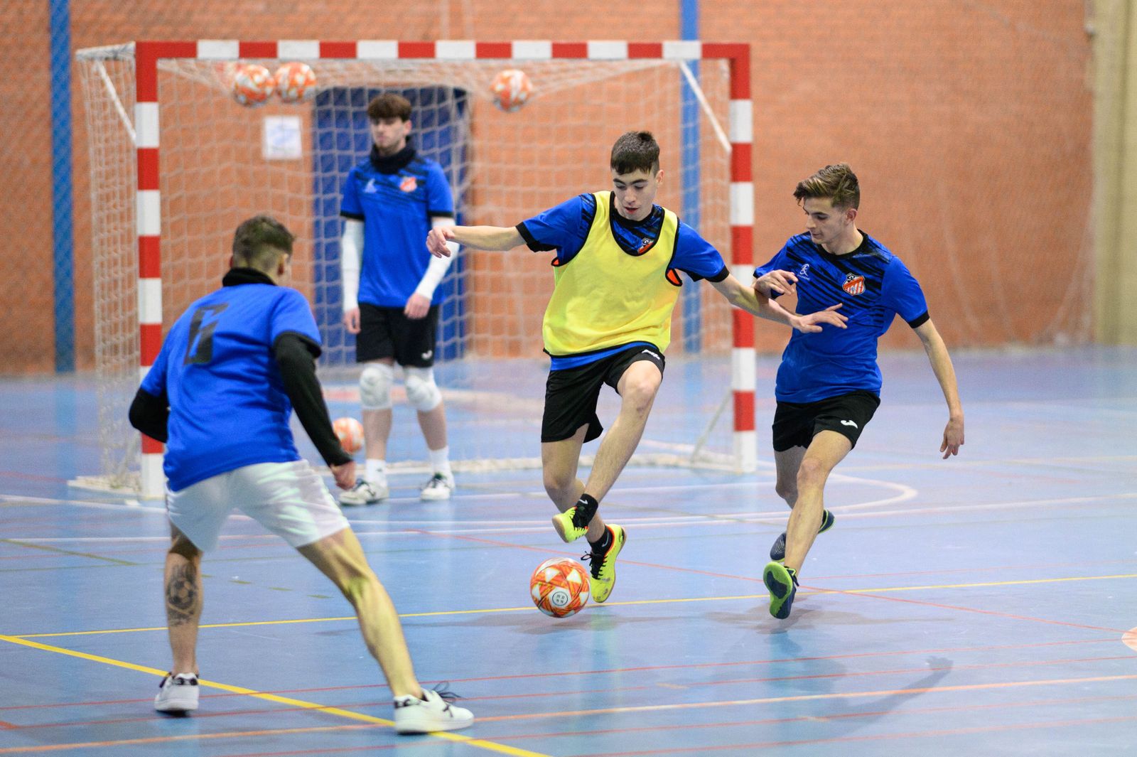 Entrenamiento previo al encuentro