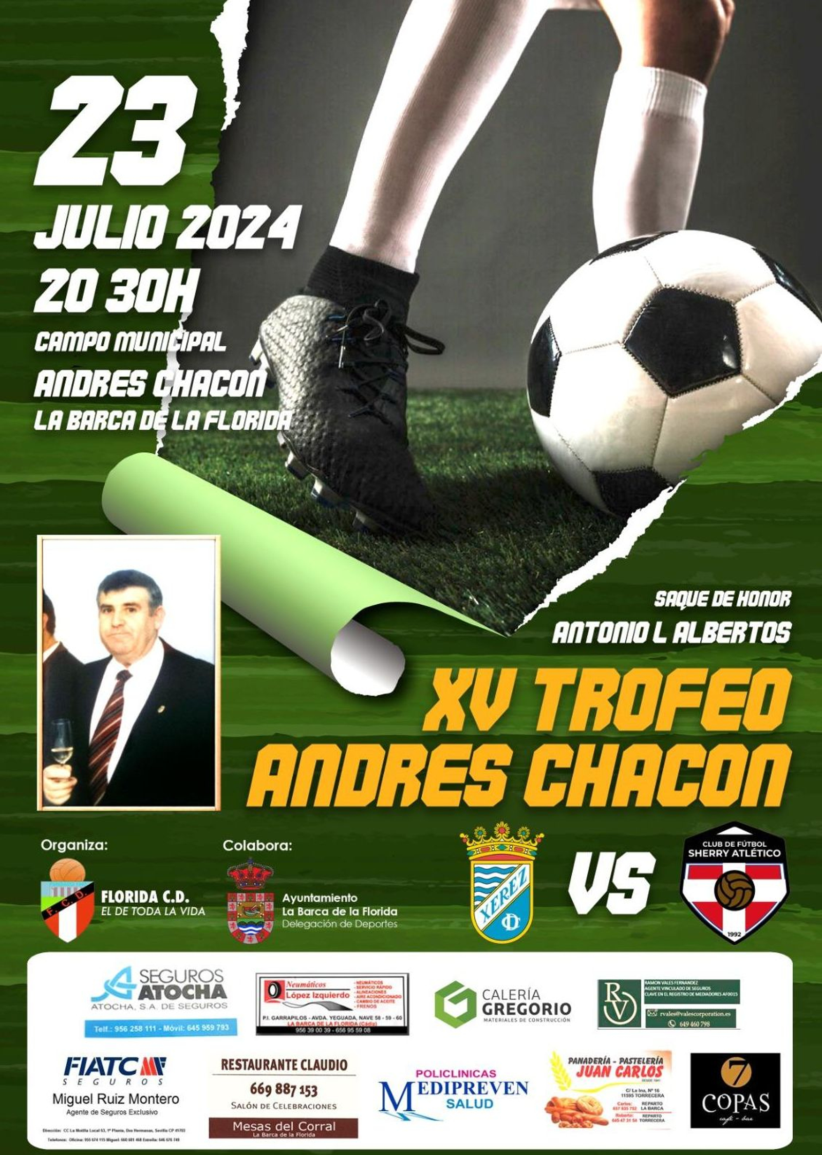 Cartel del XC Trofeo Andrés Cachón en La Barca.