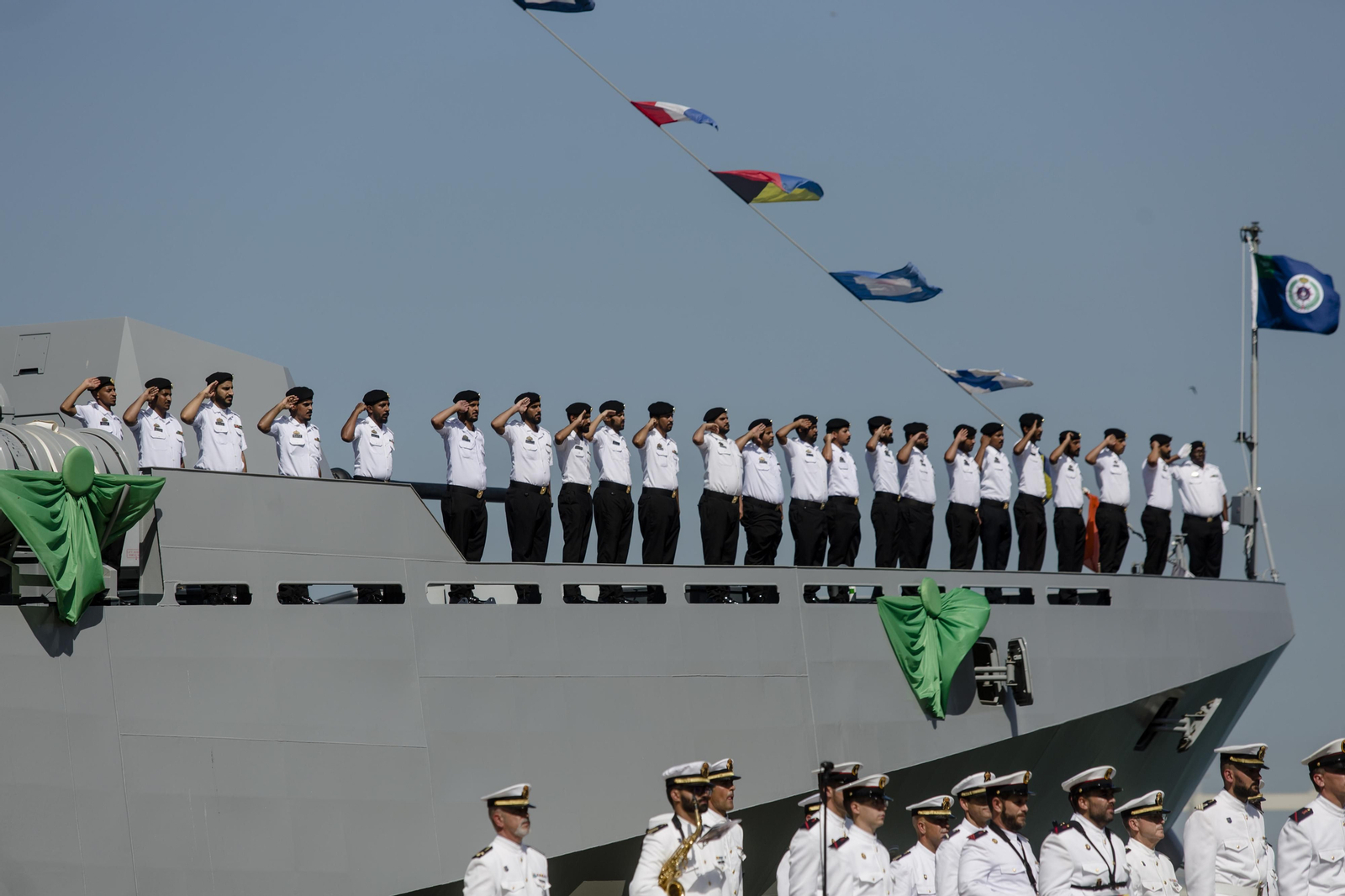 Las imágenes de la entrega a la Real Armada Saudita de la segunda corbeta construida en Navantia - San Fernando Las imágenes de la entrega a la Real Armada Saudita de la segunda corbeta construida en Navantia - San Fernando