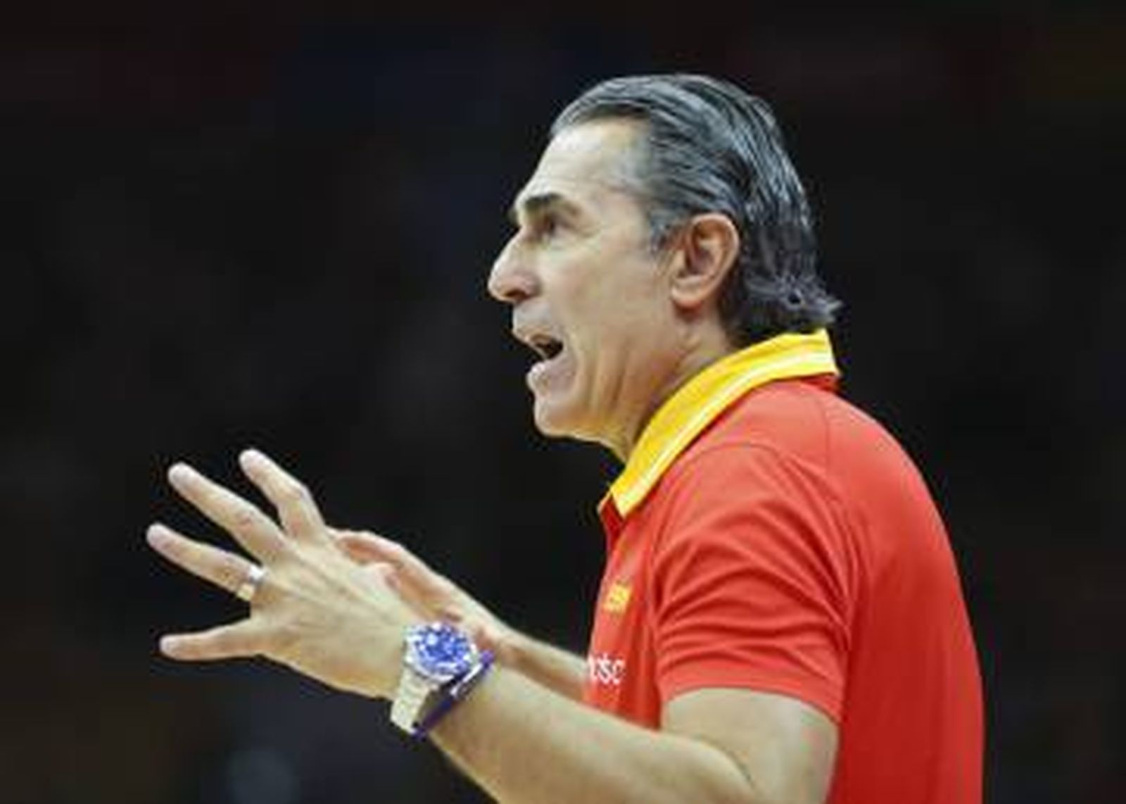 Sergio Scariolo con uno de sus relojes