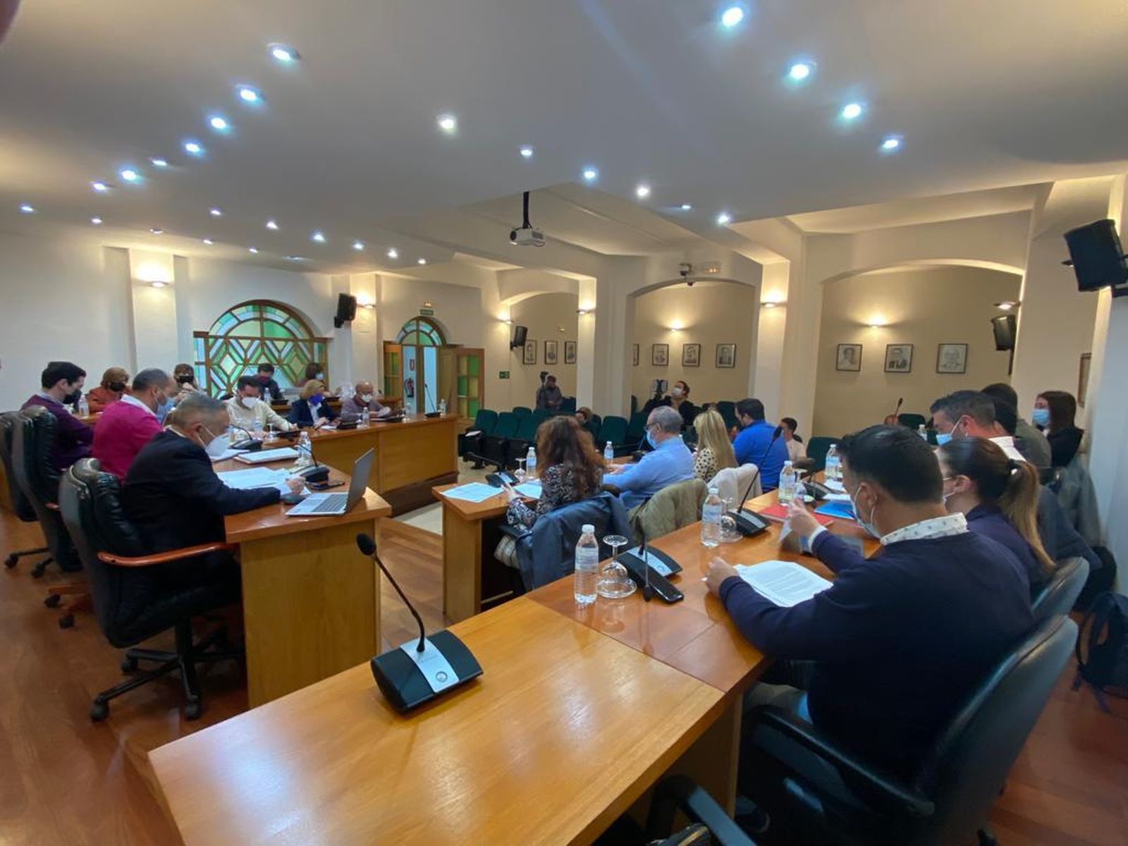 El Pleno de Los Barrios celebrado el pasado lunes.