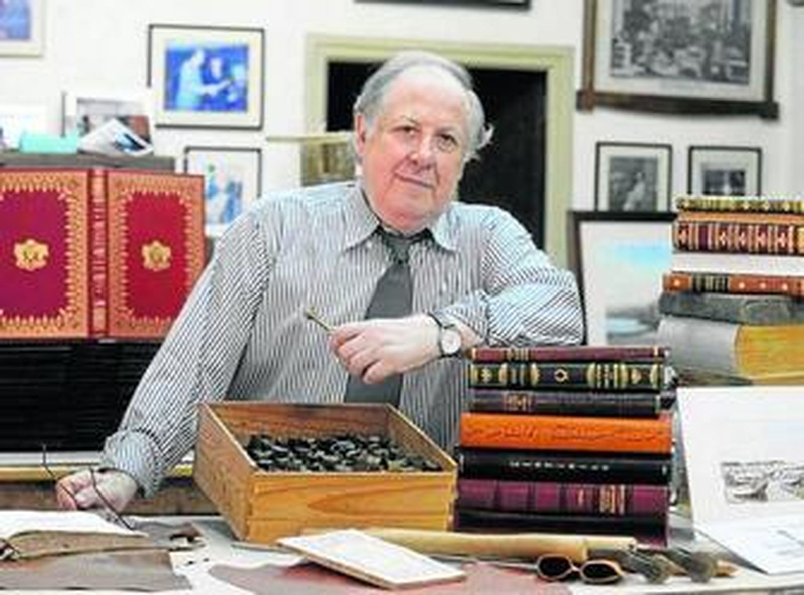 "Se encuaderna para proteger, pero nosotros hacemos obras de arte"