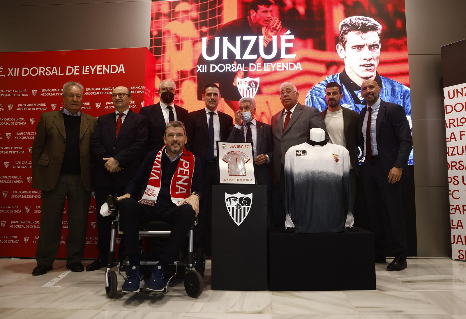 Las imágenes de Juan Carlos Unzué, Dorsal de Leyenda del Sevilla fc
