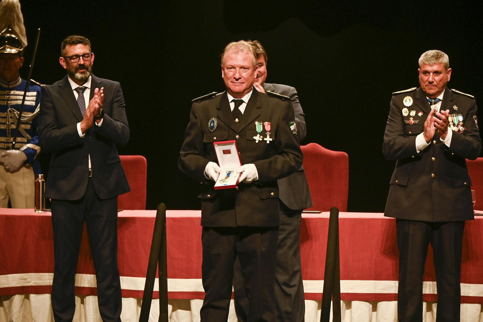 Imágenes del acto del Día de la Policía Local de Huelva