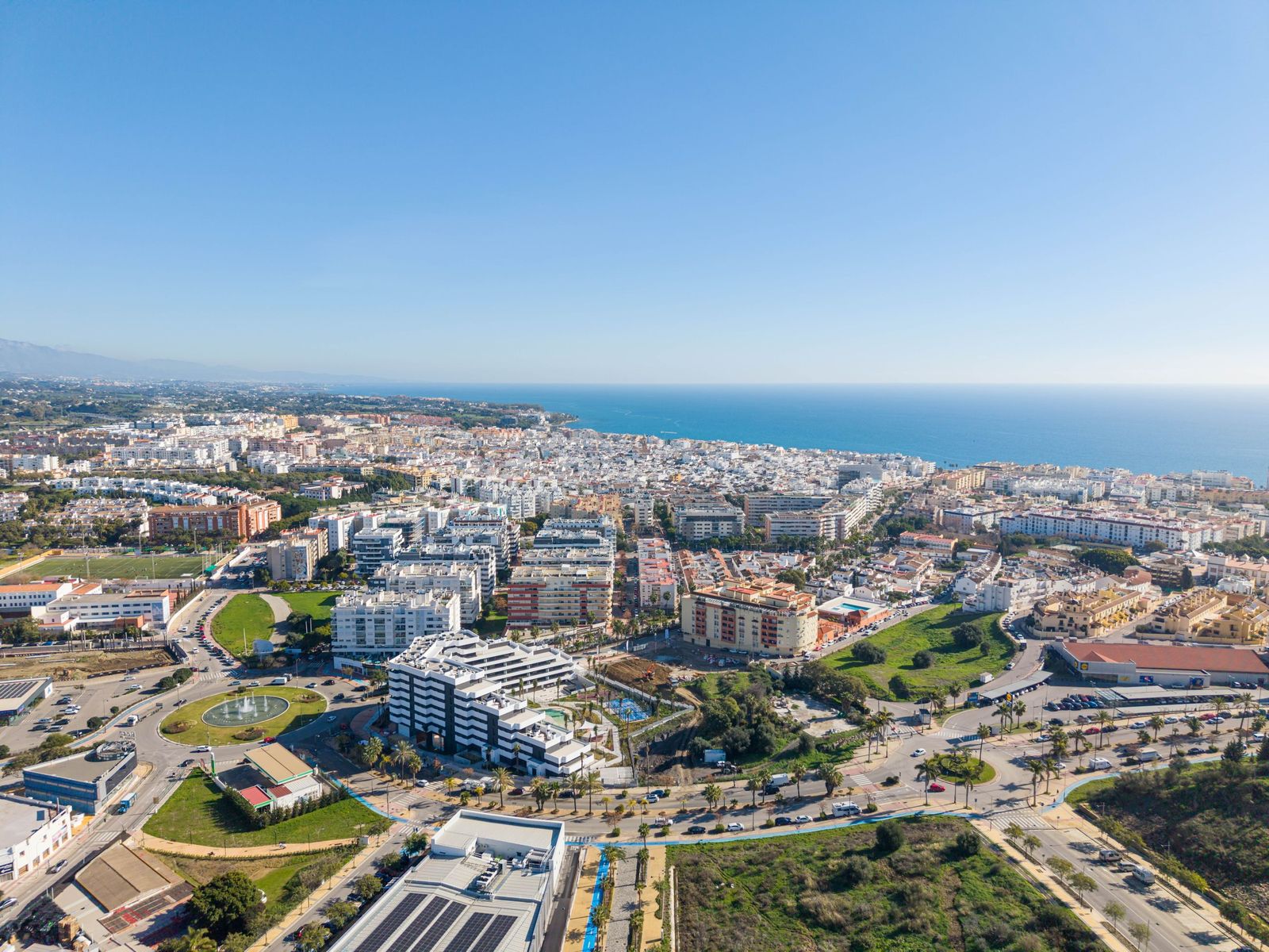Vista aérea de Estepona.