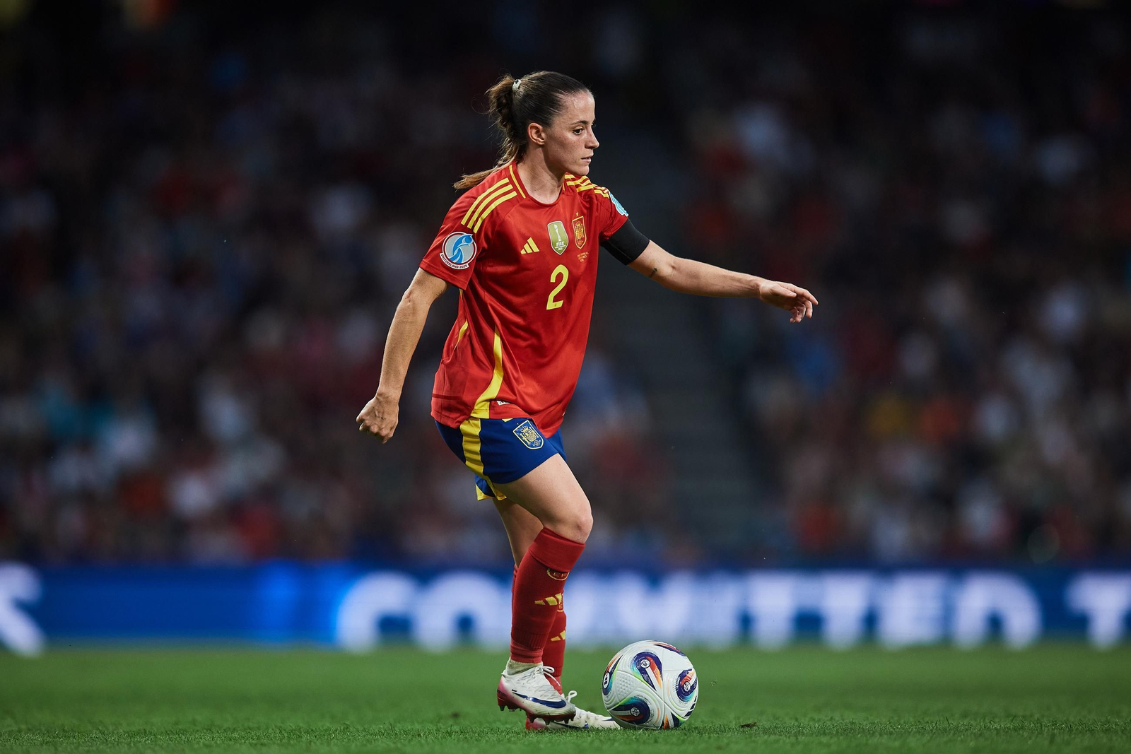 Las fotos del España - Portugal en la Eurocopa femenina