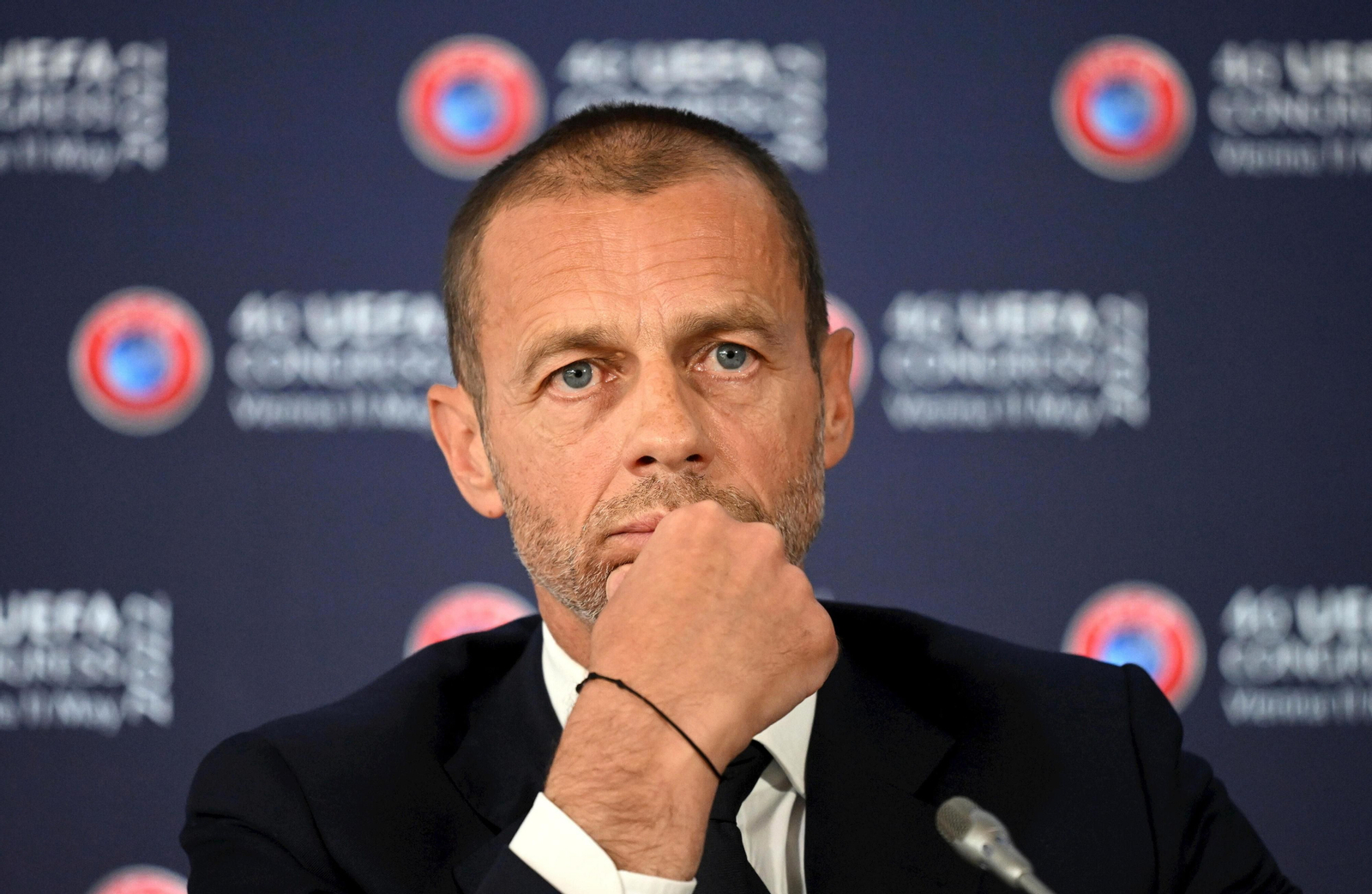 El presidente de la UEFA, Aleksander Ceferin