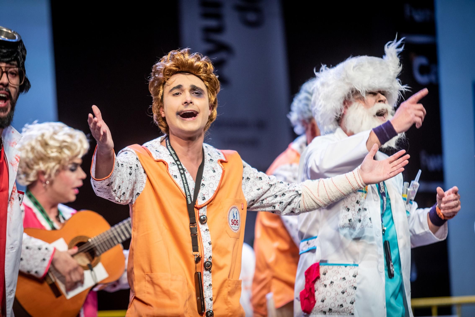 Actuacion de la chirigota 'Hospital General San Gangui'