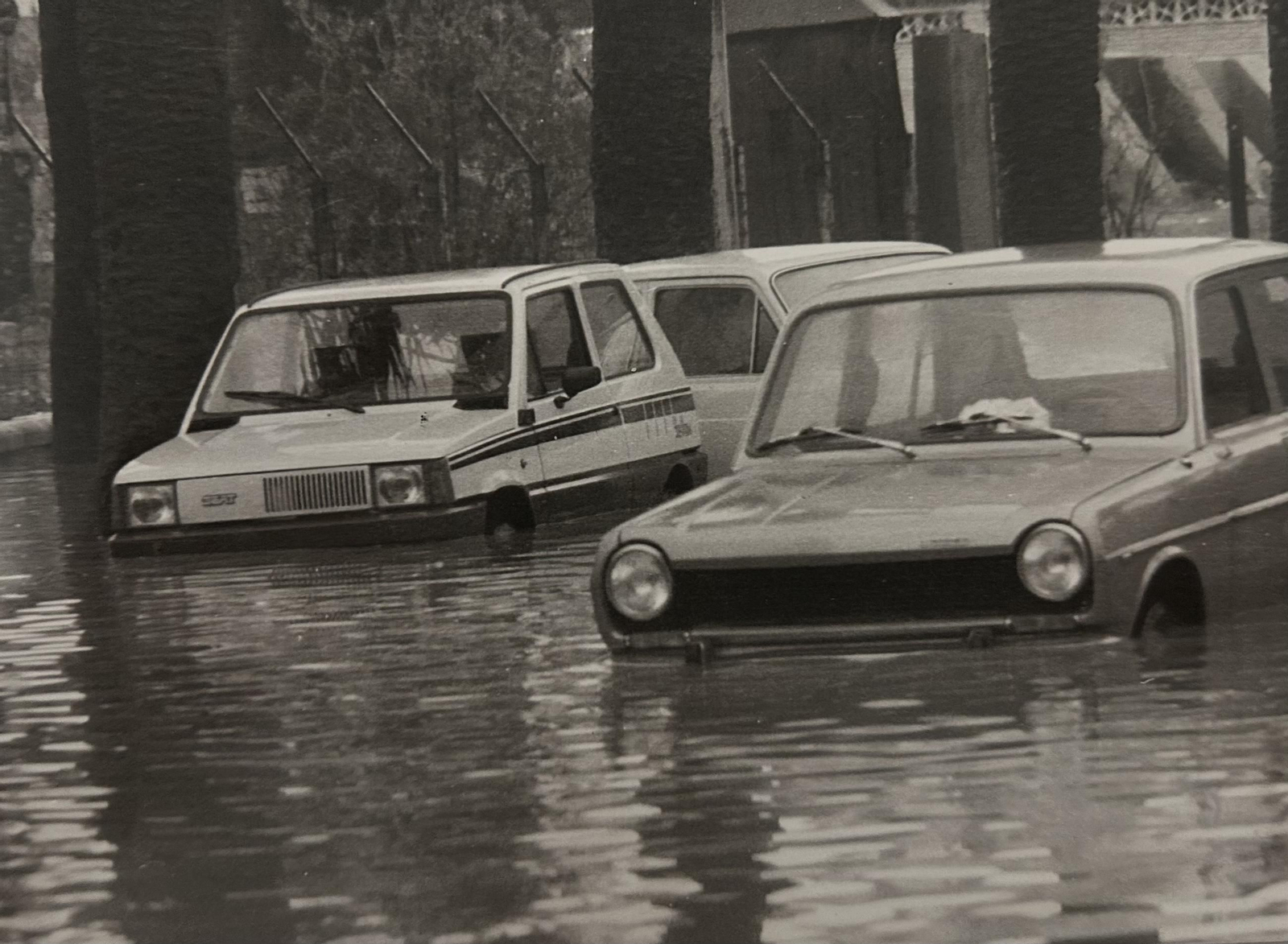 Efectos del temporal e inundaciones de enero de 1996 en Huelva.