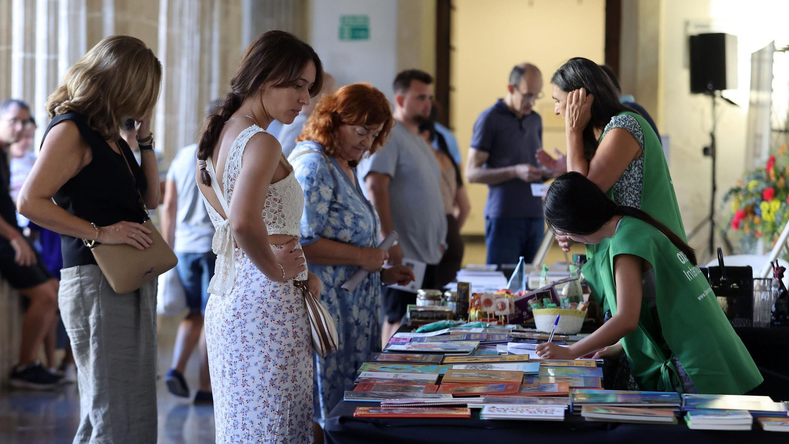 Imágenes de los actos del sábado en la Feria del Libro de Jerez
