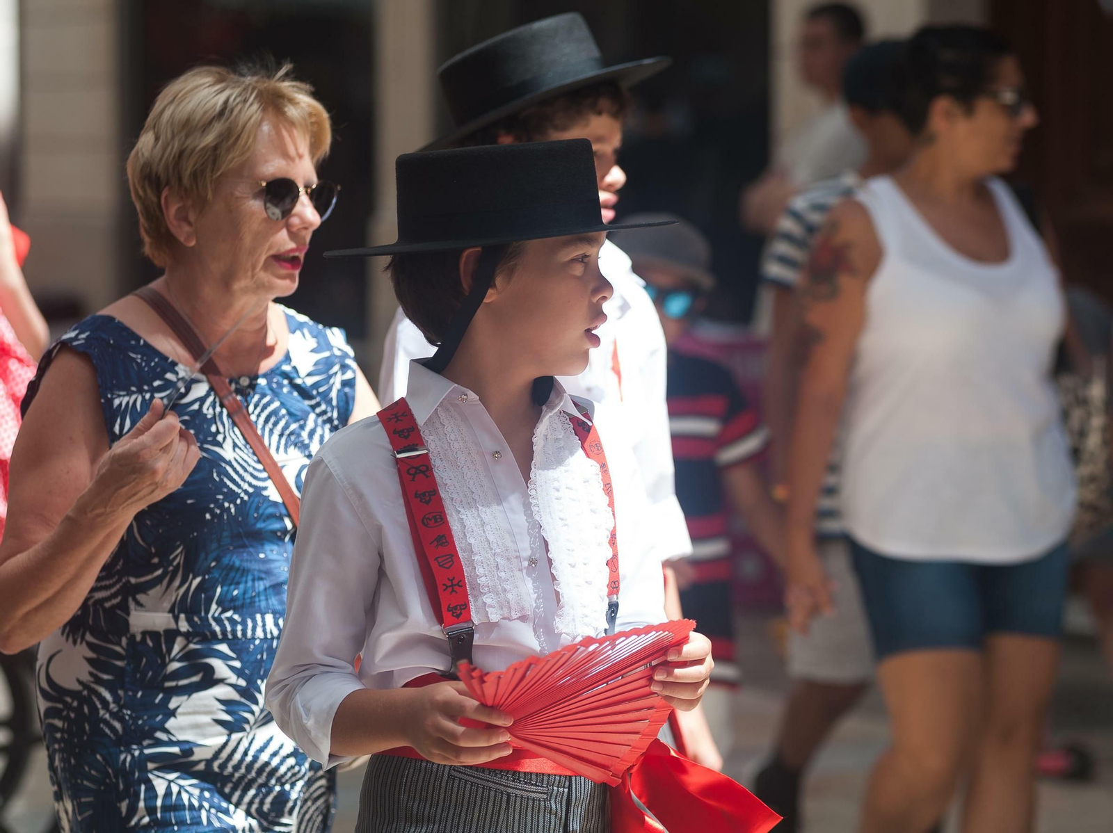 Segundo día de Feria de Málaga en el Centro y en el Real, en fotos