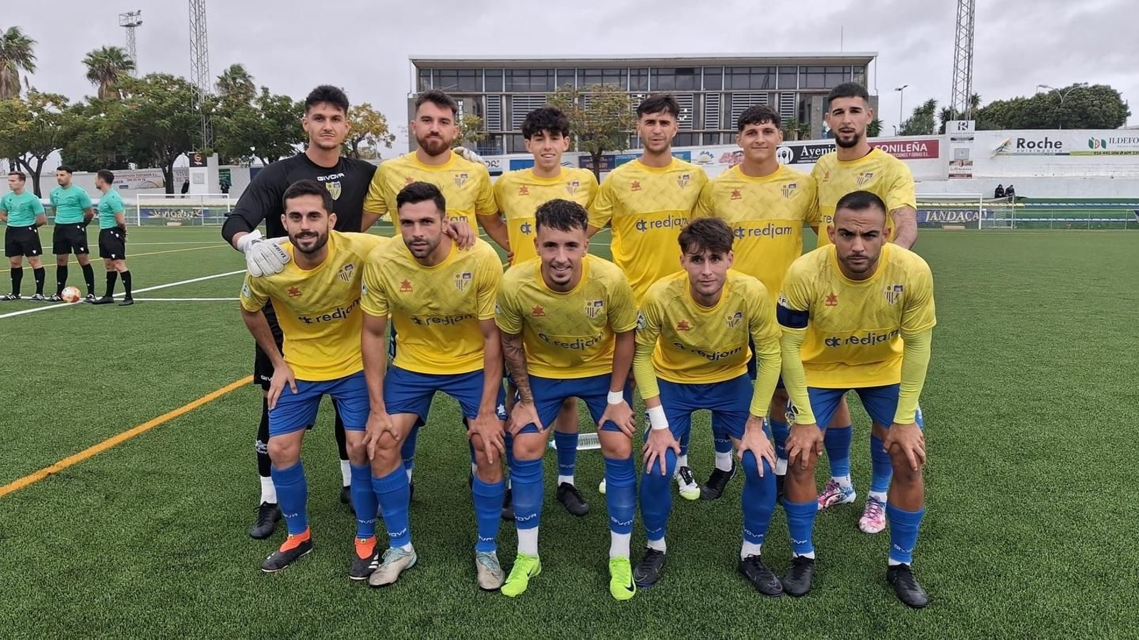 La formación del Conil ante el Ceuta B.