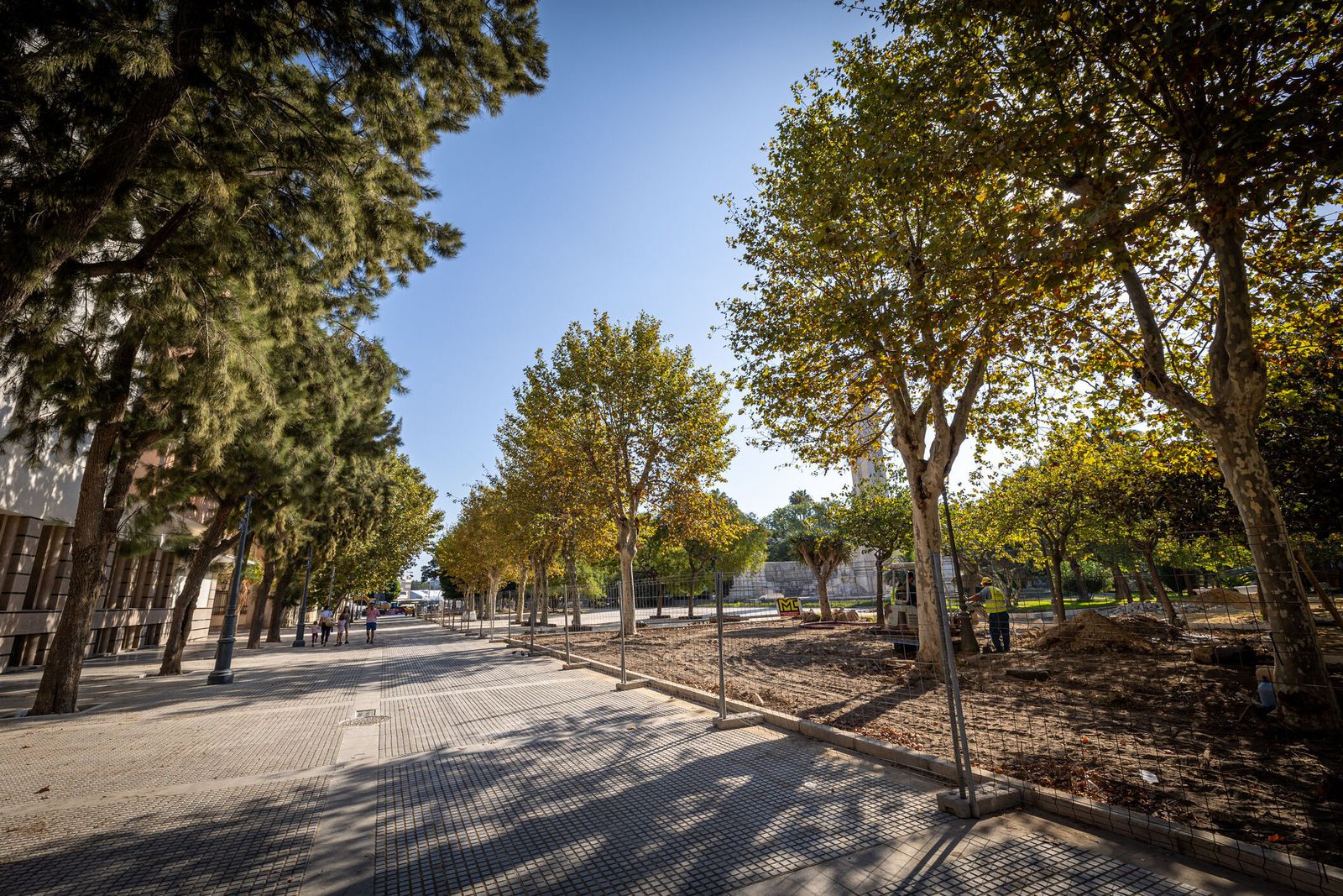 Así van las obras de la Plaza España