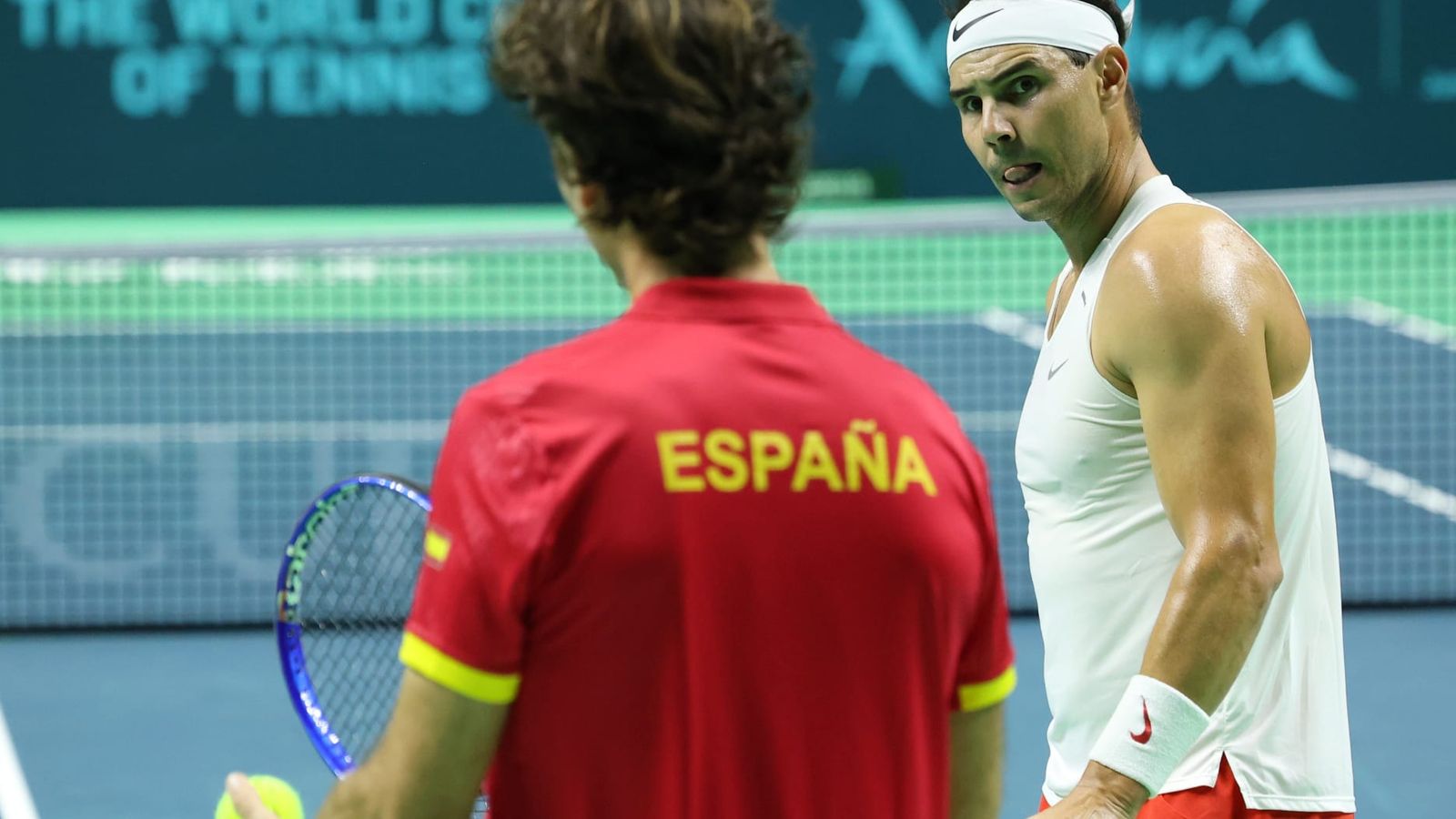Rafa Nadal-Carlos Alcaraz, ocho juegos a tope con empate antes de la Copa Davis